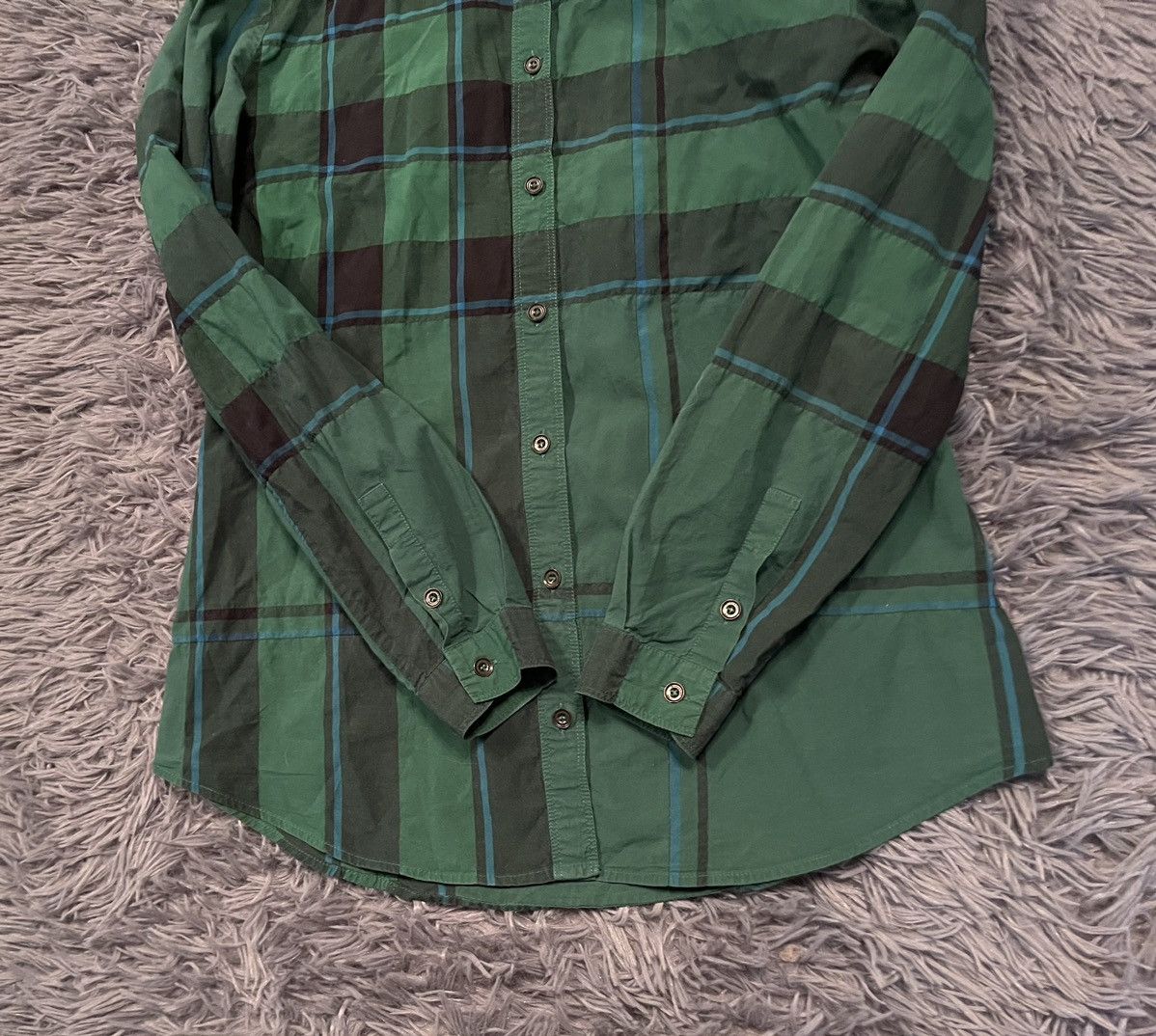 Burberry × Vintage Burberry Brit iconic tartan check shirt Size S / US 4 / IT 40 - 2 Thumbnail