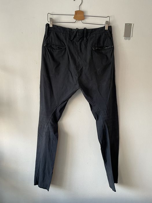 Carol Christian Poell Overdyed Front Zip Meltlock trousers | Grailed