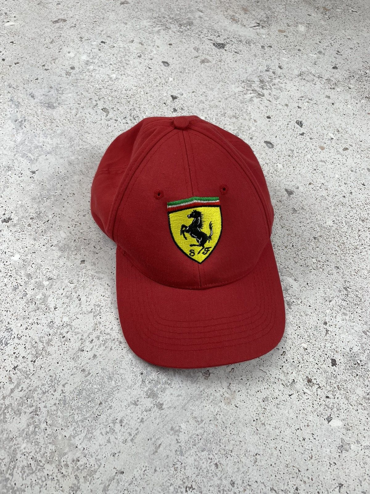 Ferrari × Vintage Vintage Ferrari Racing Cap Snapback Size ONE SIZE - 2 Thumbnail