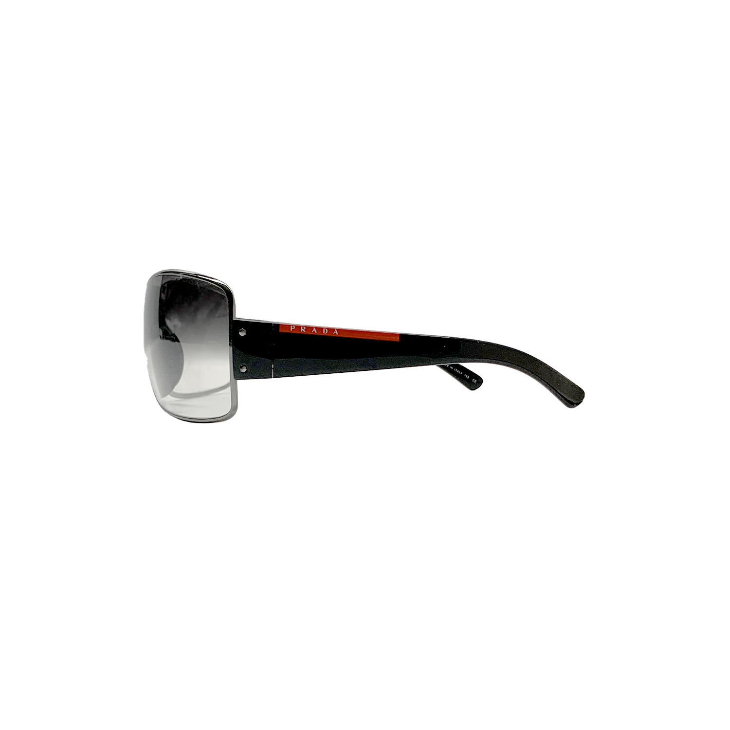 Prada Chrome Rim Prada Visor Sunglasses Size ONE SIZE - 4 Thumbnail