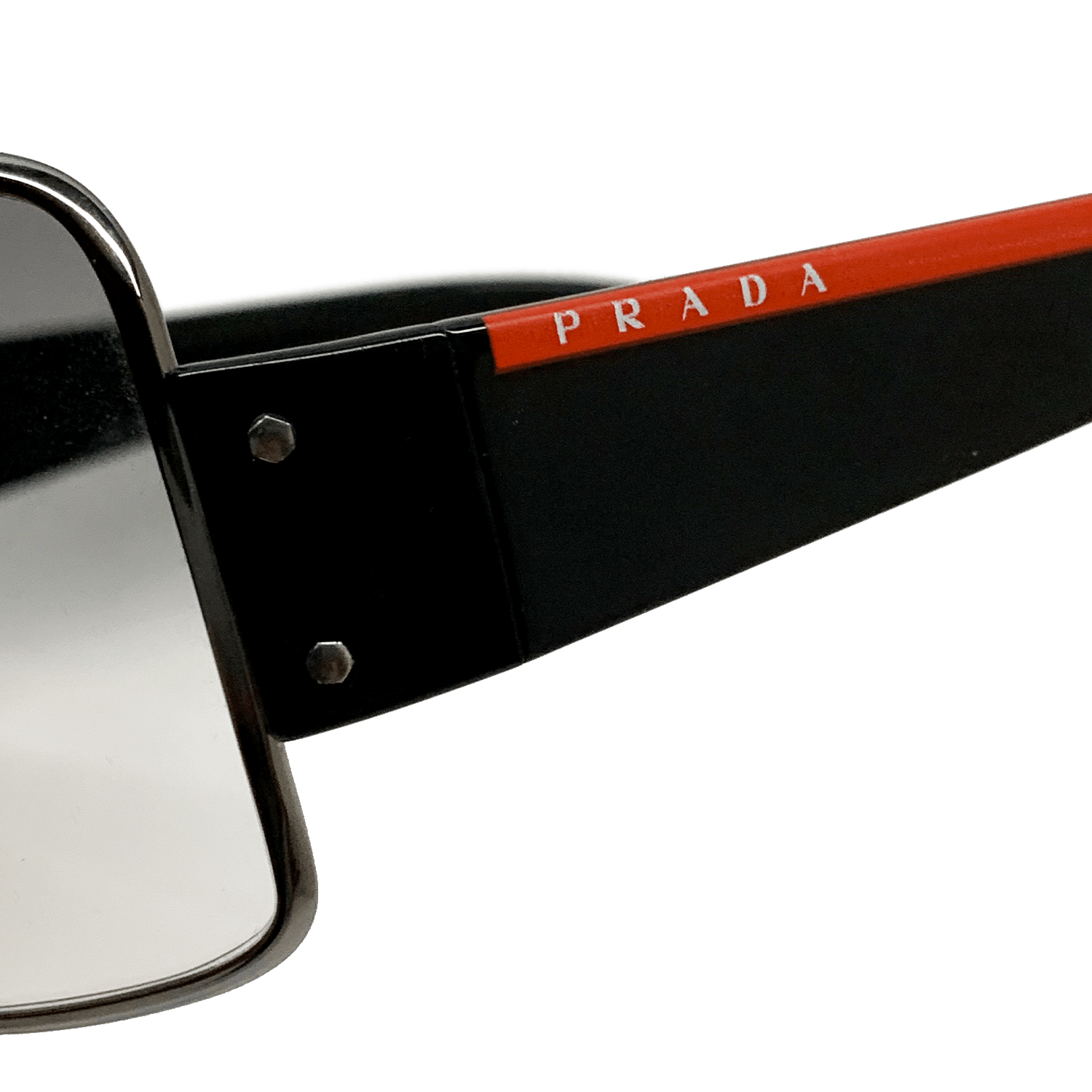 Prada Chrome Rim Prada Visor Sunglasses Size ONE SIZE - 5 Thumbnail