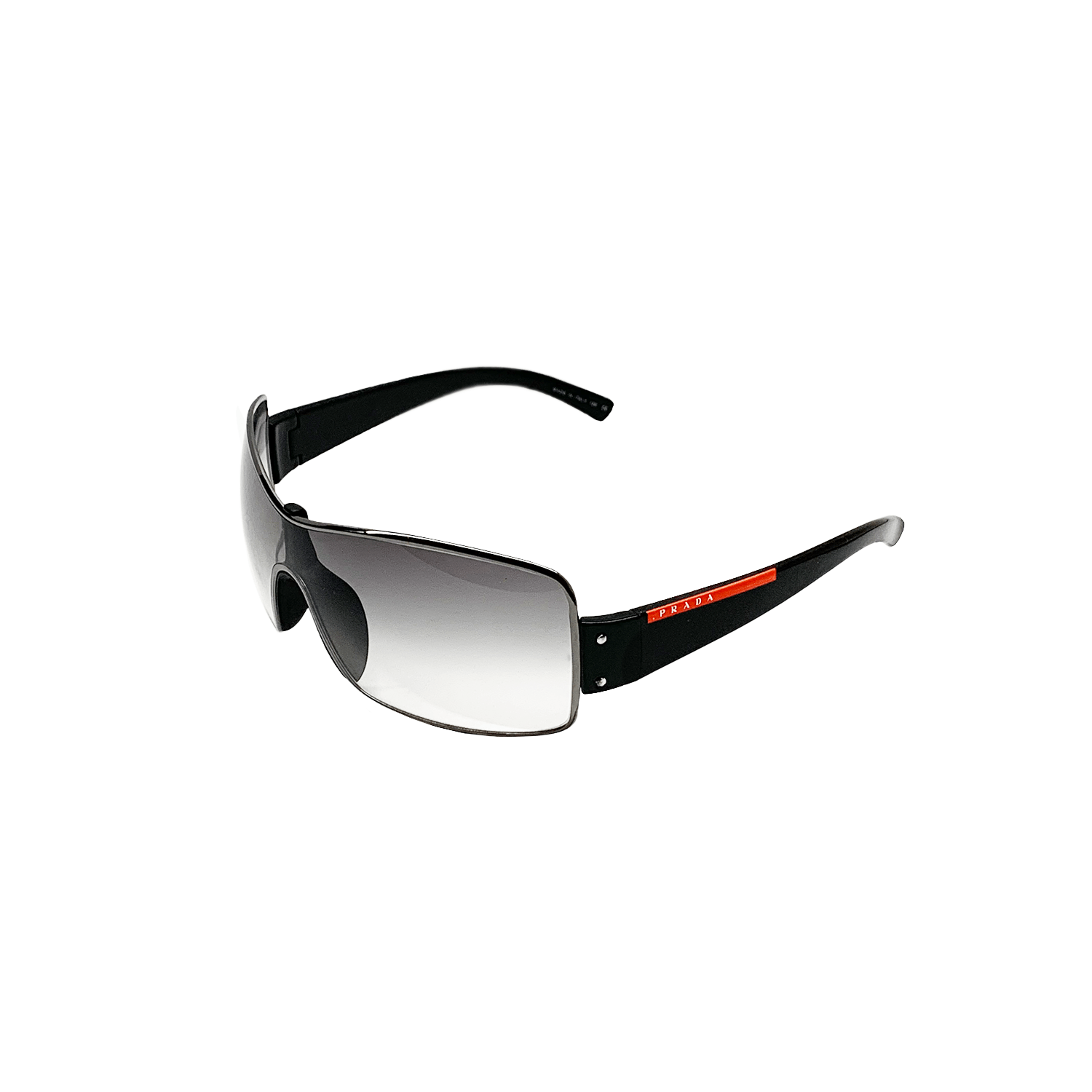 Prada Chrome Rim Prada Visor Sunglasses Size ONE SIZE - 1 Thumbnail