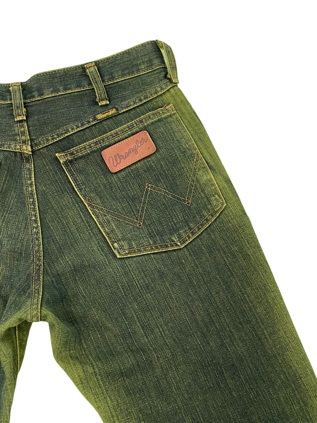 Wrangler Flare Jeans Wrangler Japan Mud Wash Distress Boot Cut 5🟦3 Size US 30 / EU 46 - 19 Thumbnail