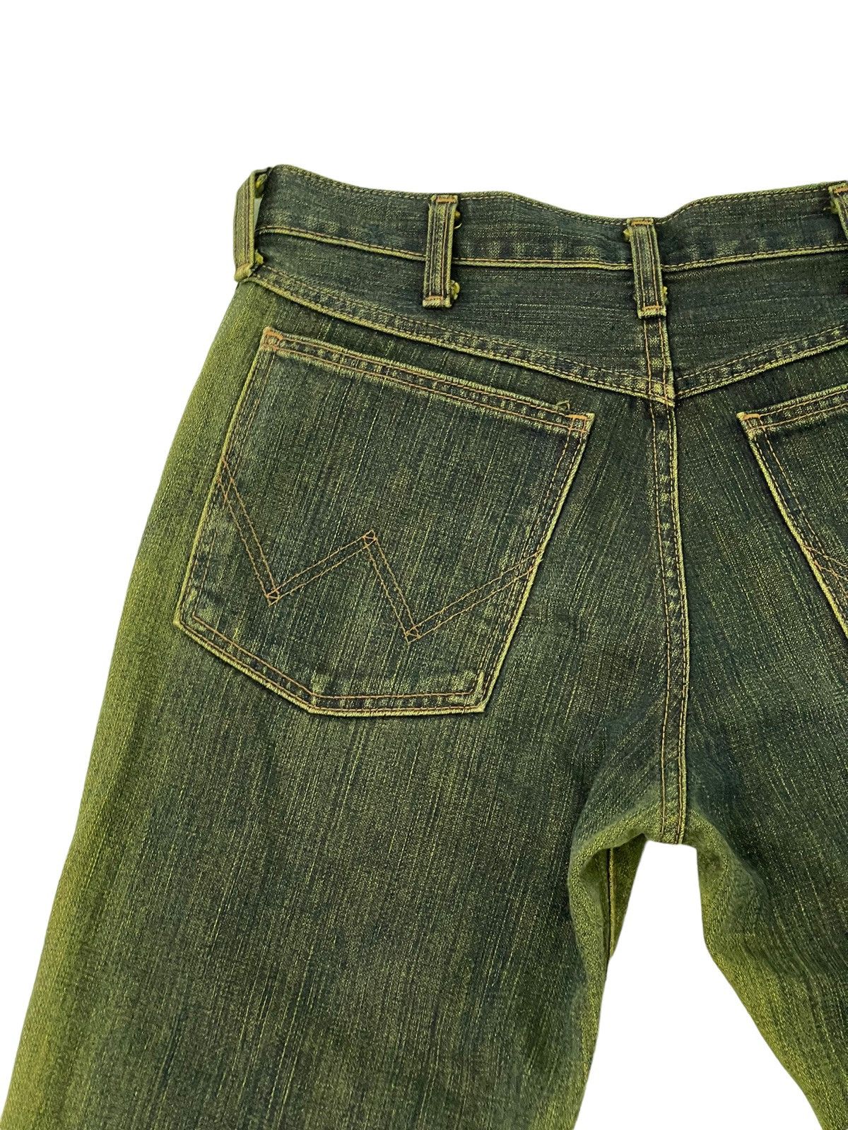 Wrangler Flare Jeans Wrangler Japan Mud Wash Distress Boot Cut 5🟦3 Size US 30 / EU 46 - 18 Thumbnail