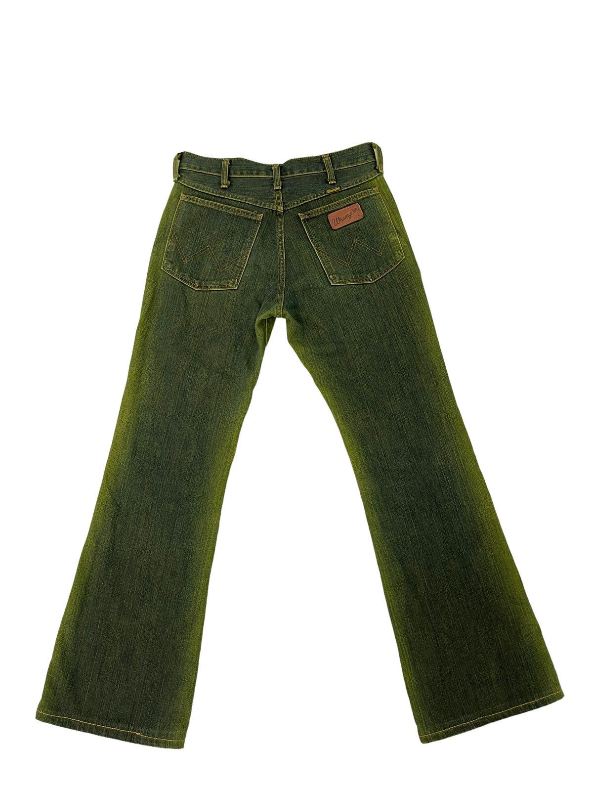 Wrangler Flare Jeans Wrangler Japan Mud Wash Distress Boot Cut 5🟦3 Size US 30 / EU 46 - 11 Thumbnail