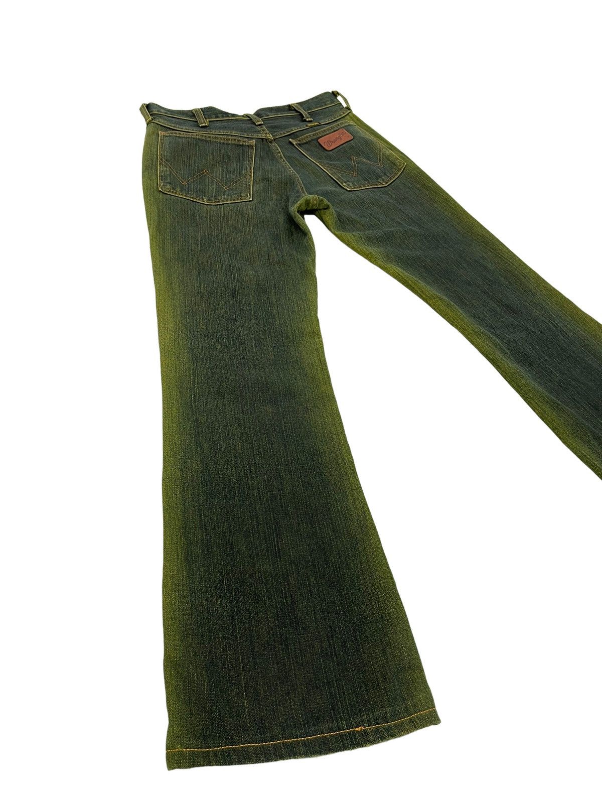 Wrangler Flare Jeans Wrangler Japan Mud Wash Distress Boot Cut 5🟦3 Size US 30 / EU 46 - 12 Thumbnail