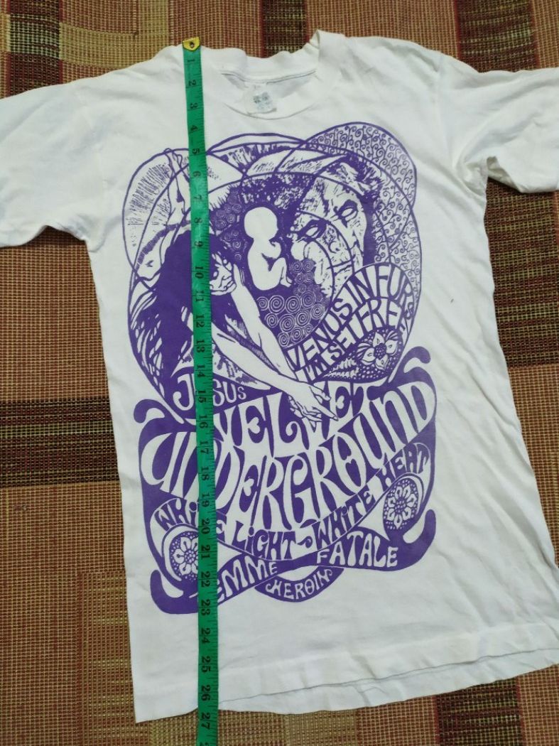 Band Tees × Vintage Super Rare!!! Vintage 70s THE VELVET UNDERGROUND t shirt Size US S / EU 44-46 / 1 - 7 Thumbnail