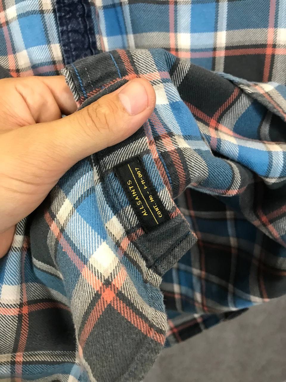 Allsaints Allsaints vintage flannel shirt Size US XS / EU 42 / 0 - 7 Thumbnail