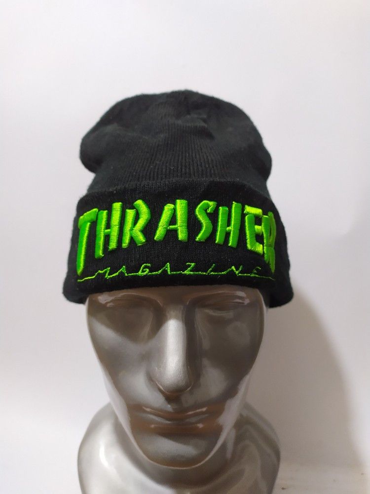 Thrasher 🔥Thrasher Skateboard Beanie Embroidery logo hats Size ONE SIZE - 1 Thumbnail