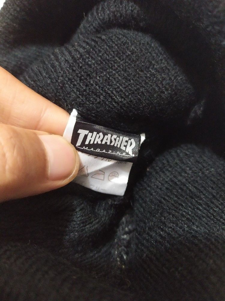 Thrasher 🔥Thrasher Skateboard Beanie Embroidery logo hats Size ONE SIZE - 6 Thumbnail