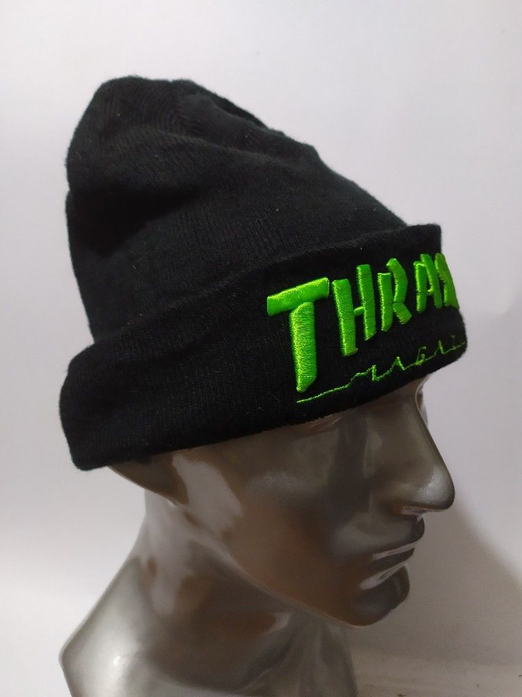 Thrasher 🔥Thrasher Skateboard Beanie Embroidery logo hats Size ONE SIZE - 3 Thumbnail