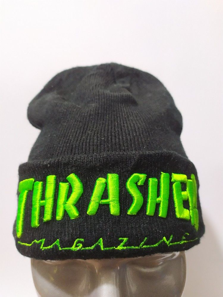 Thrasher 🔥Thrasher Skateboard Beanie Embroidery logo hats Size ONE SIZE - 2 Thumbnail