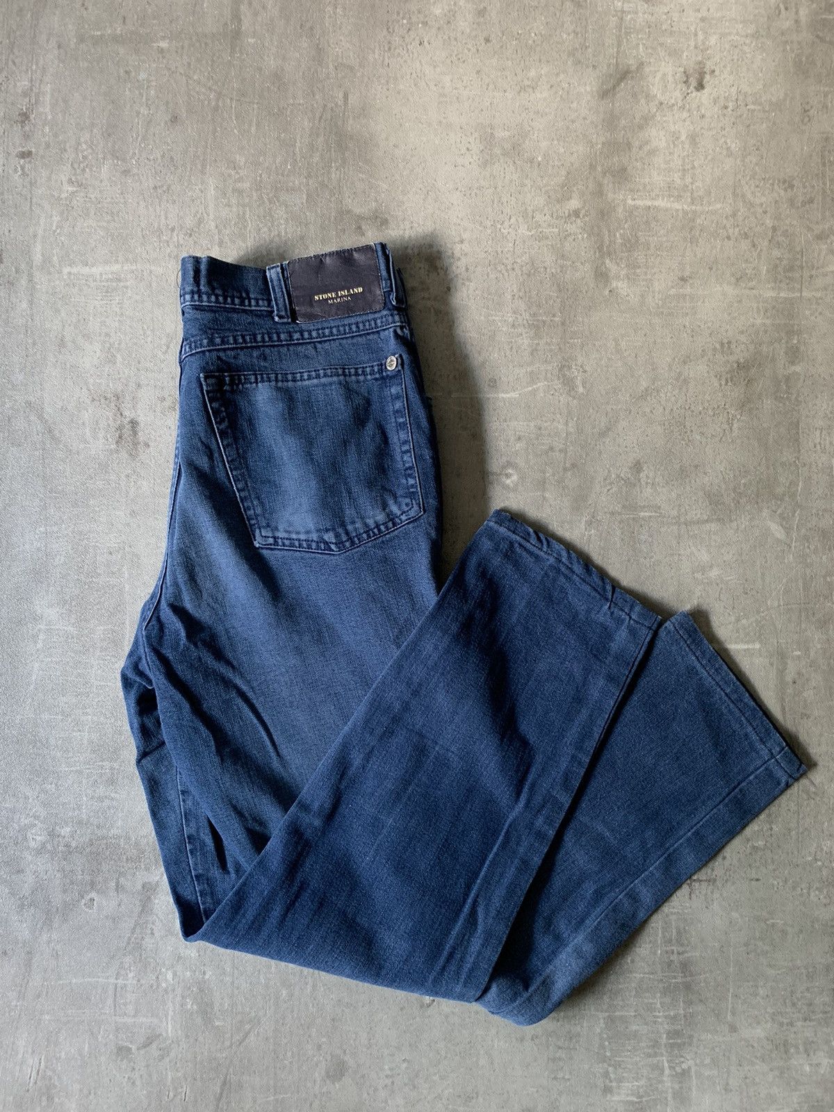 Stone Island × Vintage Vintage stone island marine jeans blue 80s 