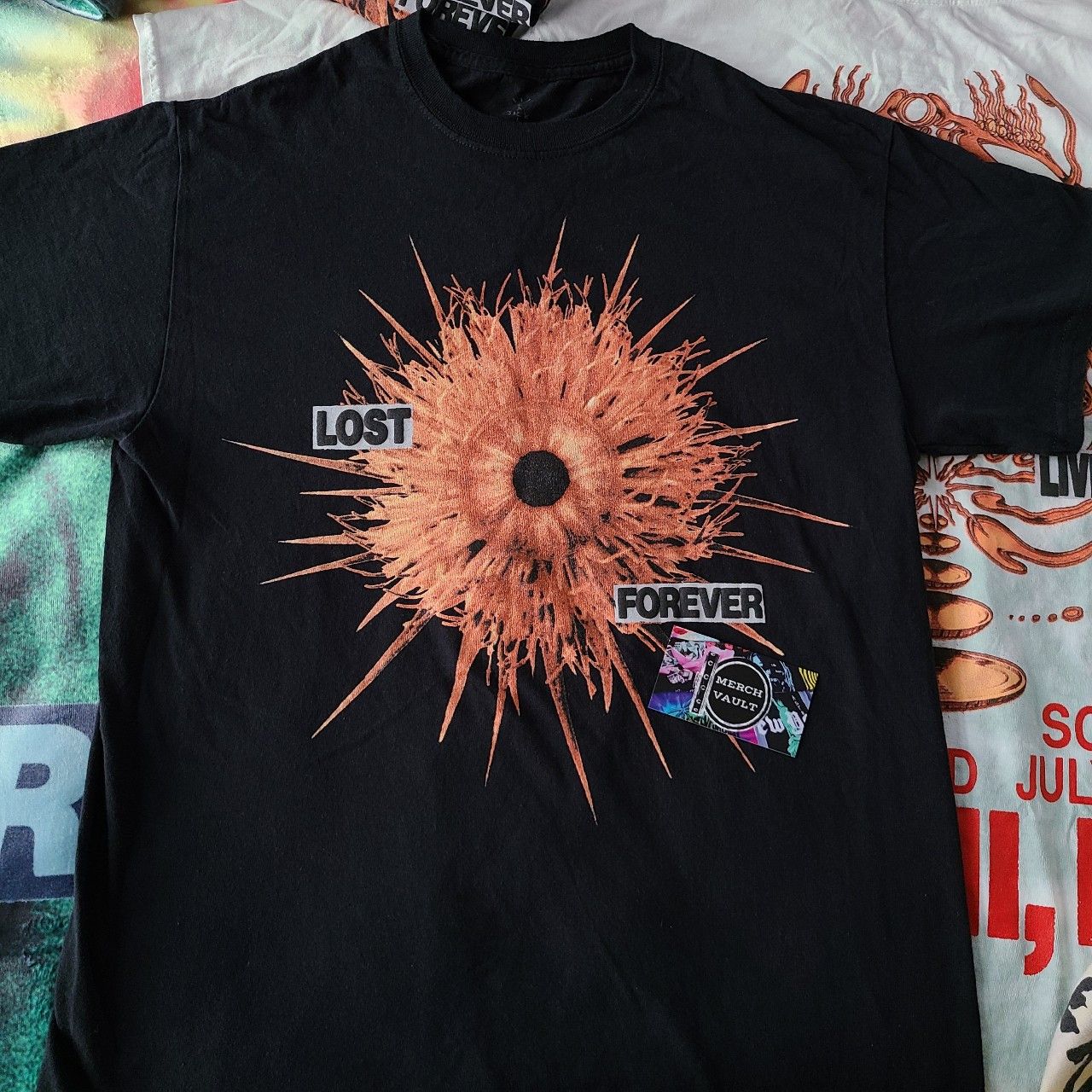 Travis Scott Utopia Rolling Loud Miami Lost Forever Black Tee Size US S / EU 44-46 / 1 - 2 Thumbnail