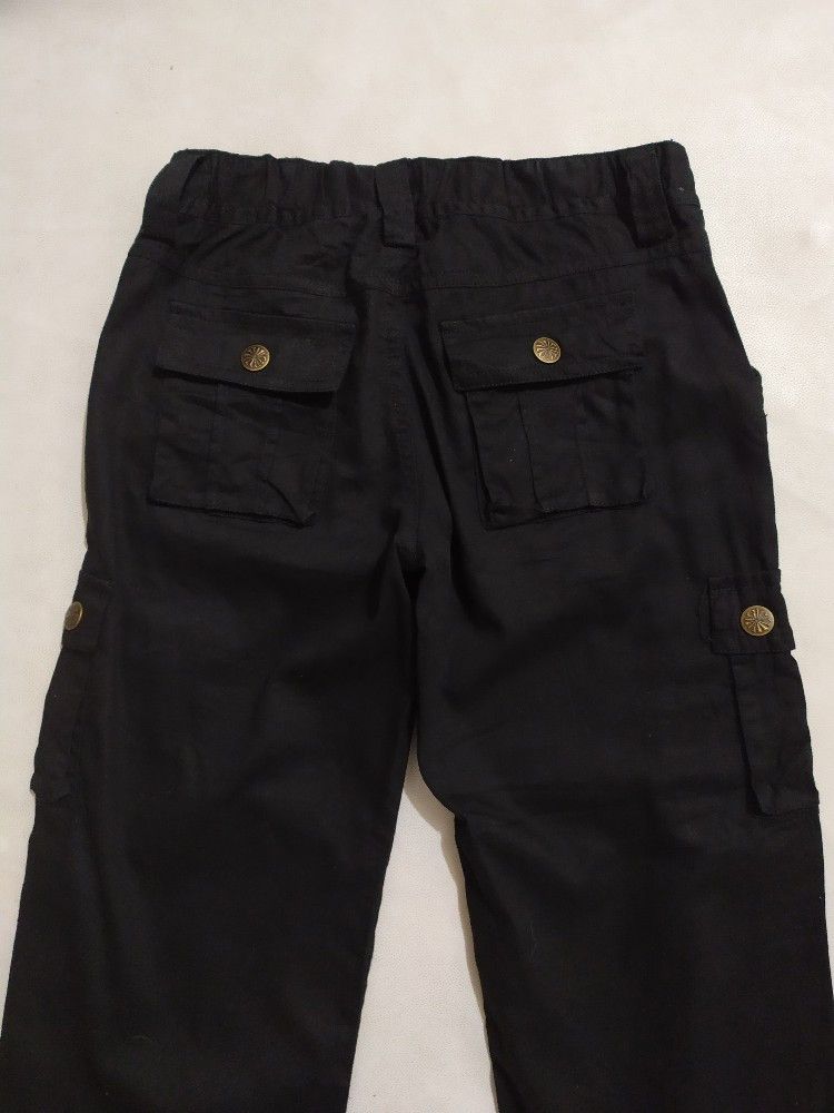 Japanese Brand 🔥Unknown Black Cargo Japanese Multipocket Tactical Pants Size US 29 - 7 Thumbnail
