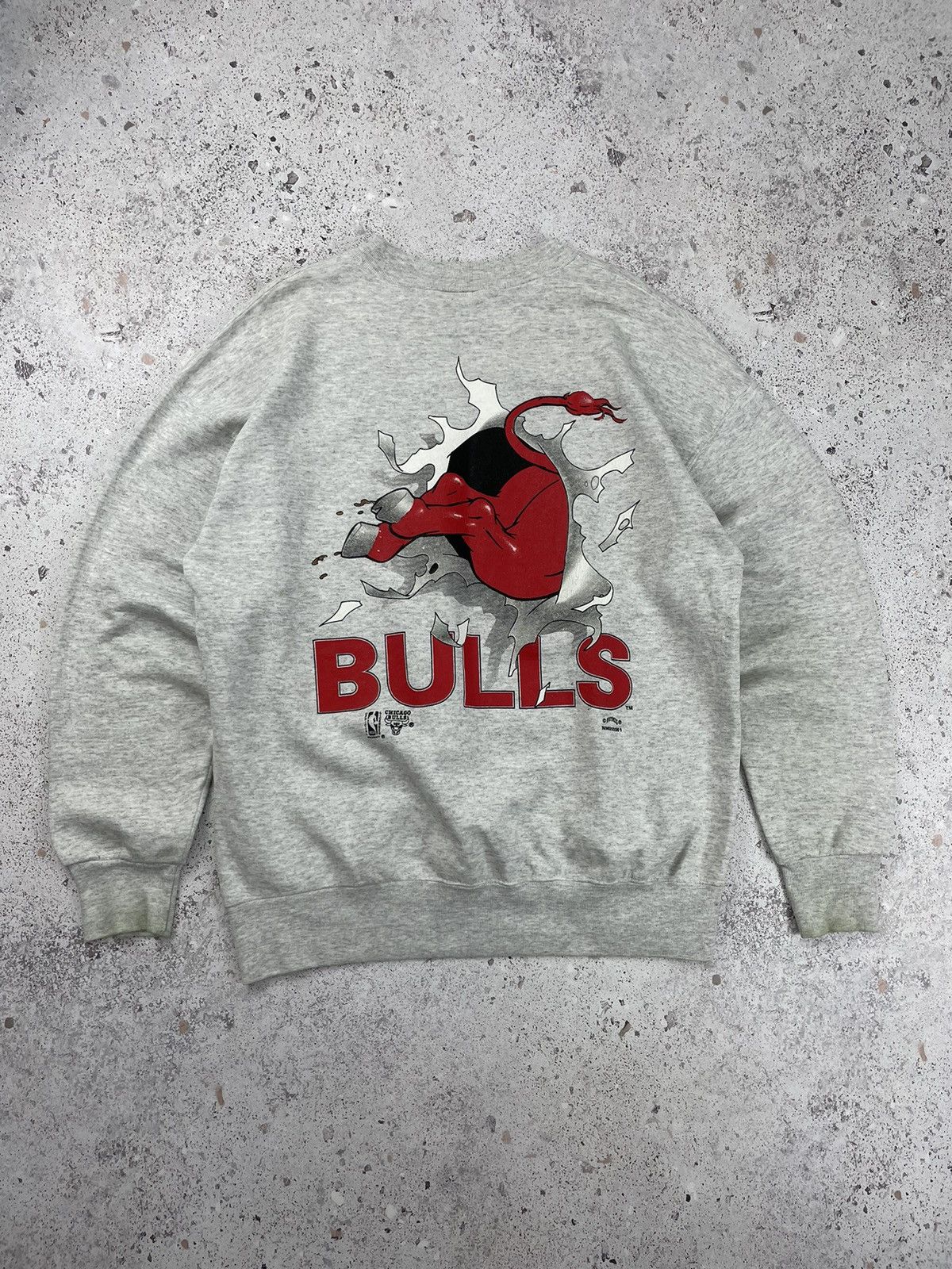 NBA × Vintage Vintage Chicago Bulls Nutmeg NBA Official Product Sweatshirt Size US XL / EU 56 / 4 - 11 Thumbnail