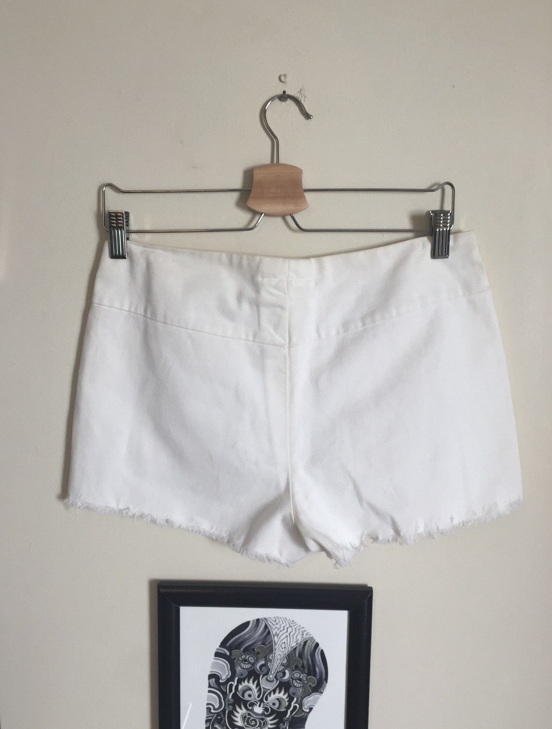 Maison Margiela Maison Martin Margiela MM6 WOMEN cropped white shorts Size 30" / US 8 / IT 44 - 2 Thumbnail