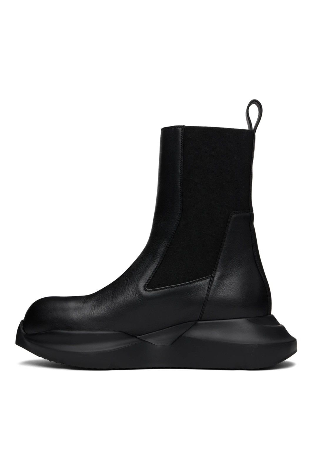 Rick Owens *RARE* RICK OWENS Black Geth Beatle Chelsea Boots Size US 11.5 / EU 44-45 - 3 Thumbnail