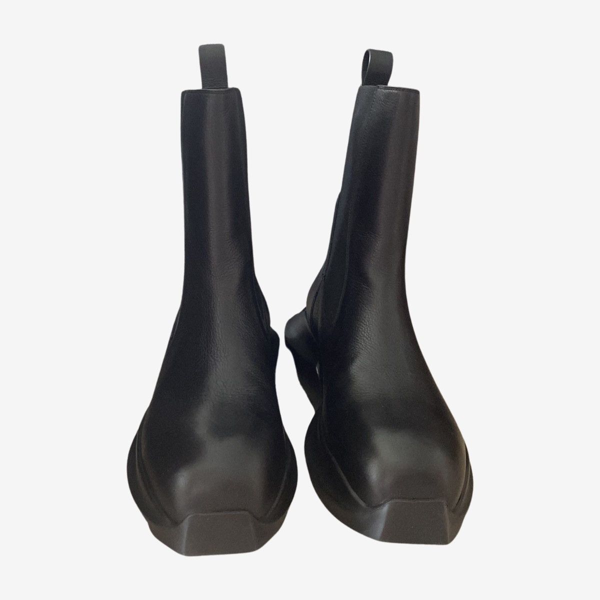 Rick Owens *RARE* RICK OWENS Black Geth Beatle Chelsea Boots Size US 11.5 / EU 44-45 - 8 Thumbnail
