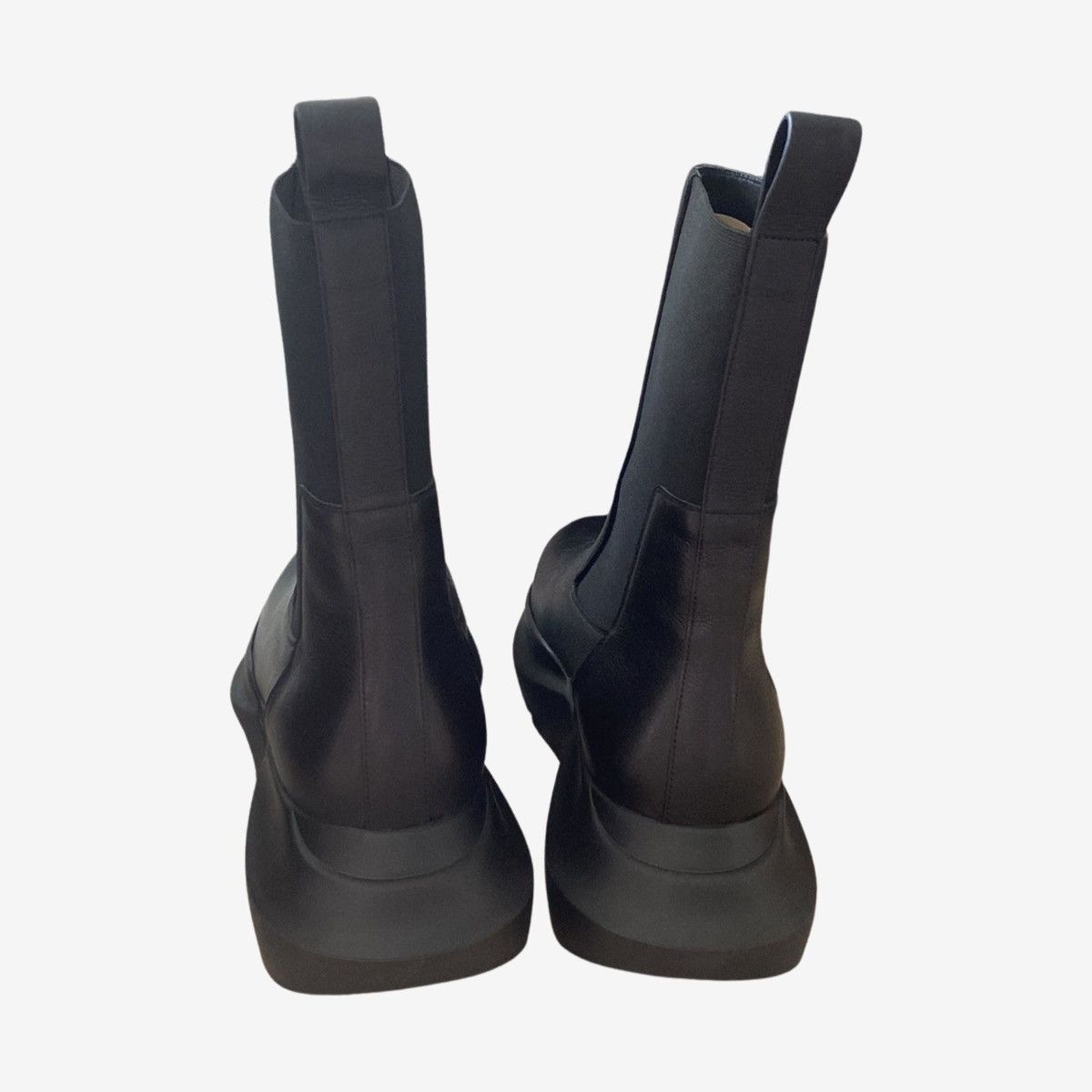 Rick Owens *RARE* RICK OWENS Black Geth Beatle Chelsea Boots Size US 11.5 / EU 44-45 - 7 Thumbnail
