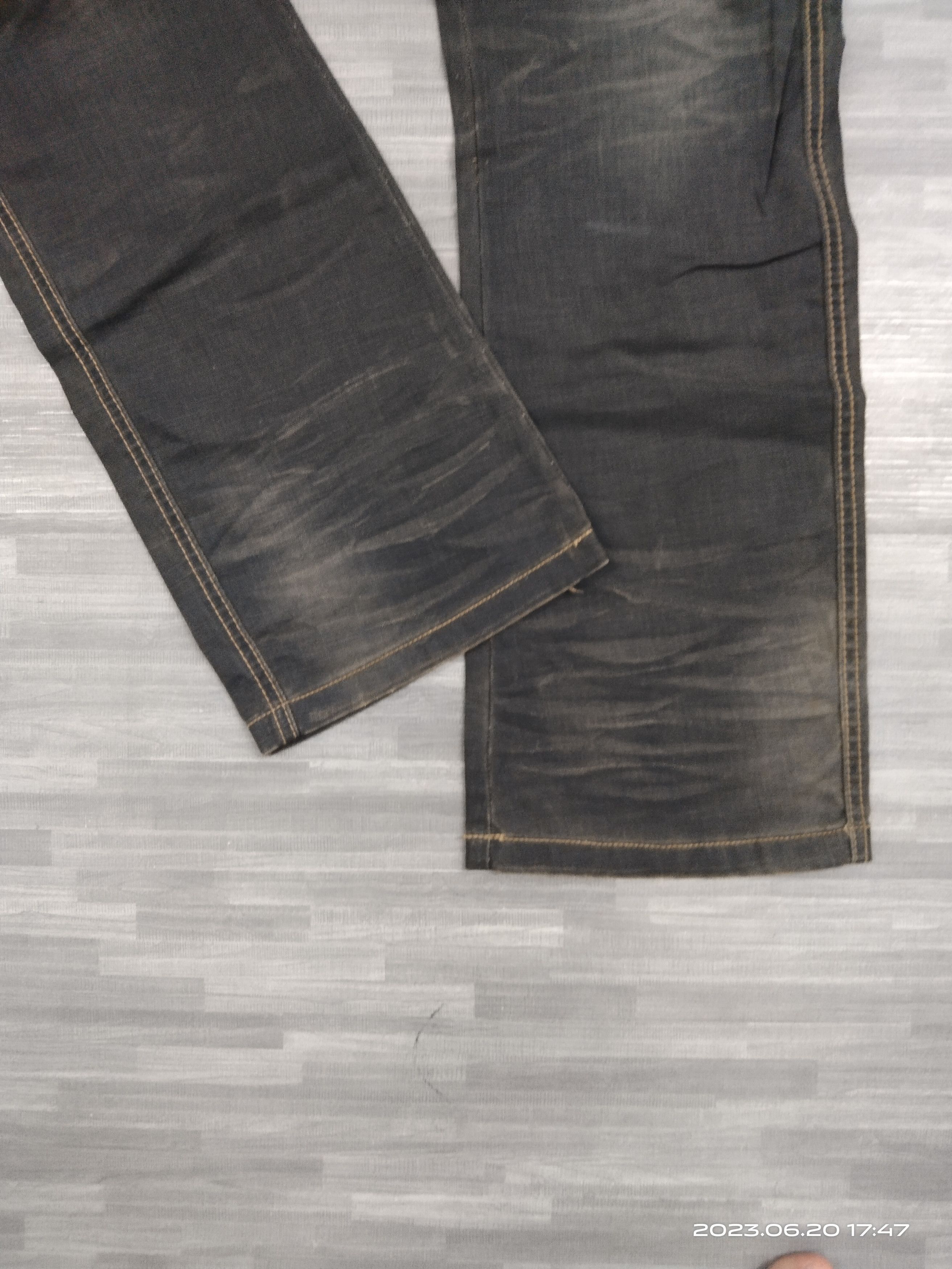 Japanese Brand TACTICAL WASHED BLACK EPMO JEANS Size US 30 / EU 46 - 7 Thumbnail