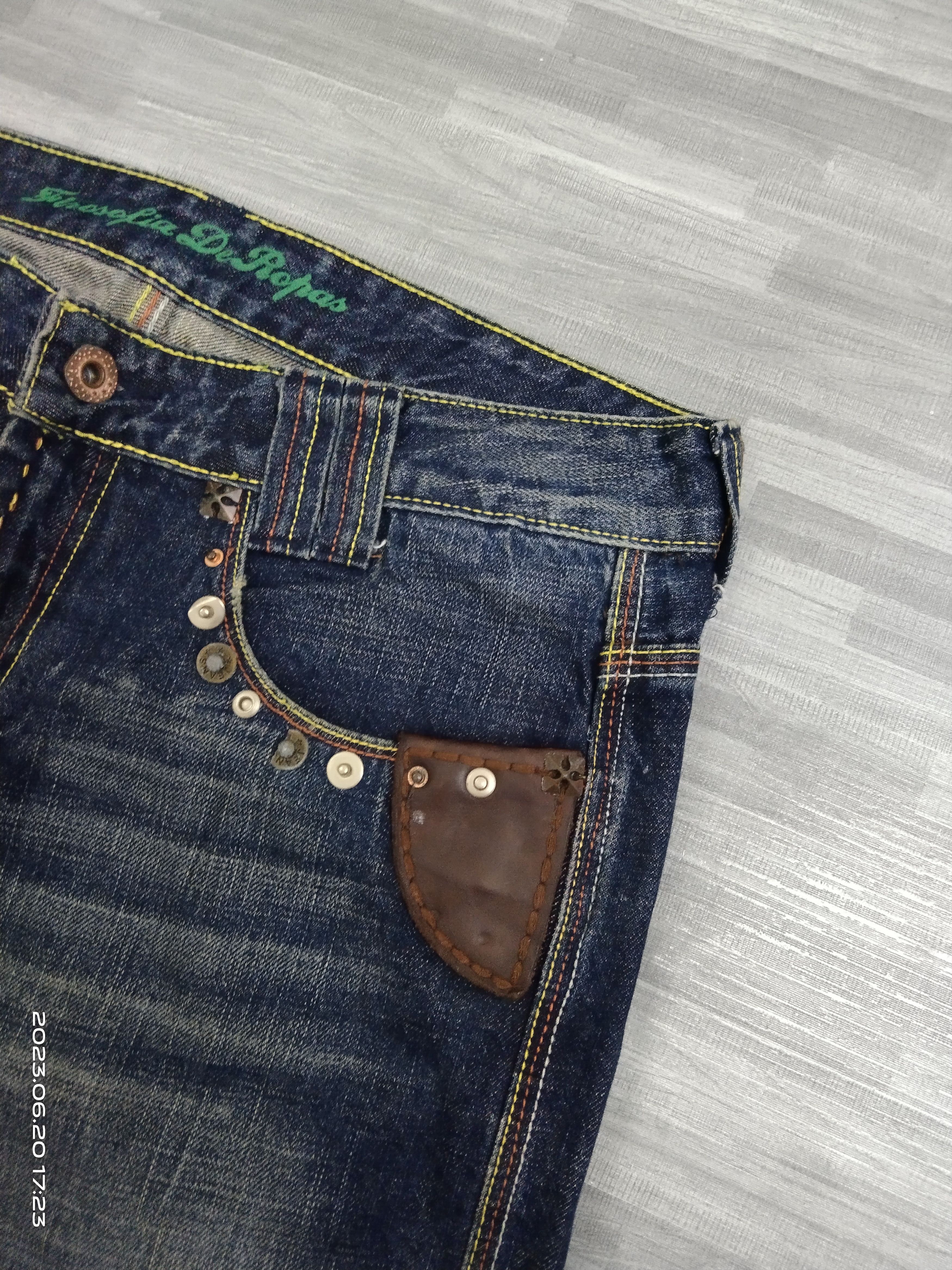 Other FLARE STUDDED FINASOFIA DE ROPAS DENIM PANTS Size US 32 / EU 48 - 7 Thumbnail