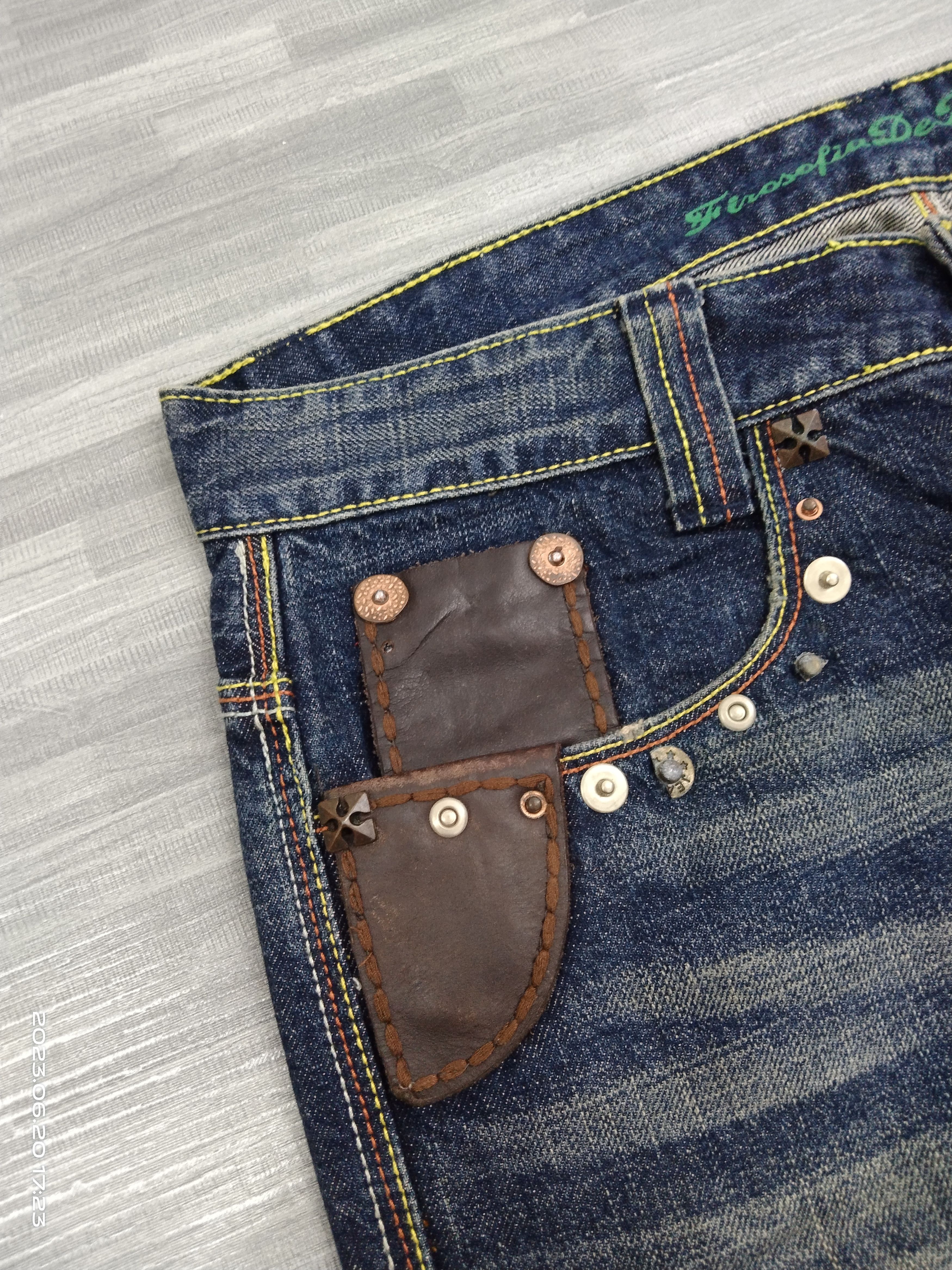 Other FLARE STUDDED FINASOFIA DE ROPAS DENIM PANTS Size US 32 / EU 48 - 6 Thumbnail
