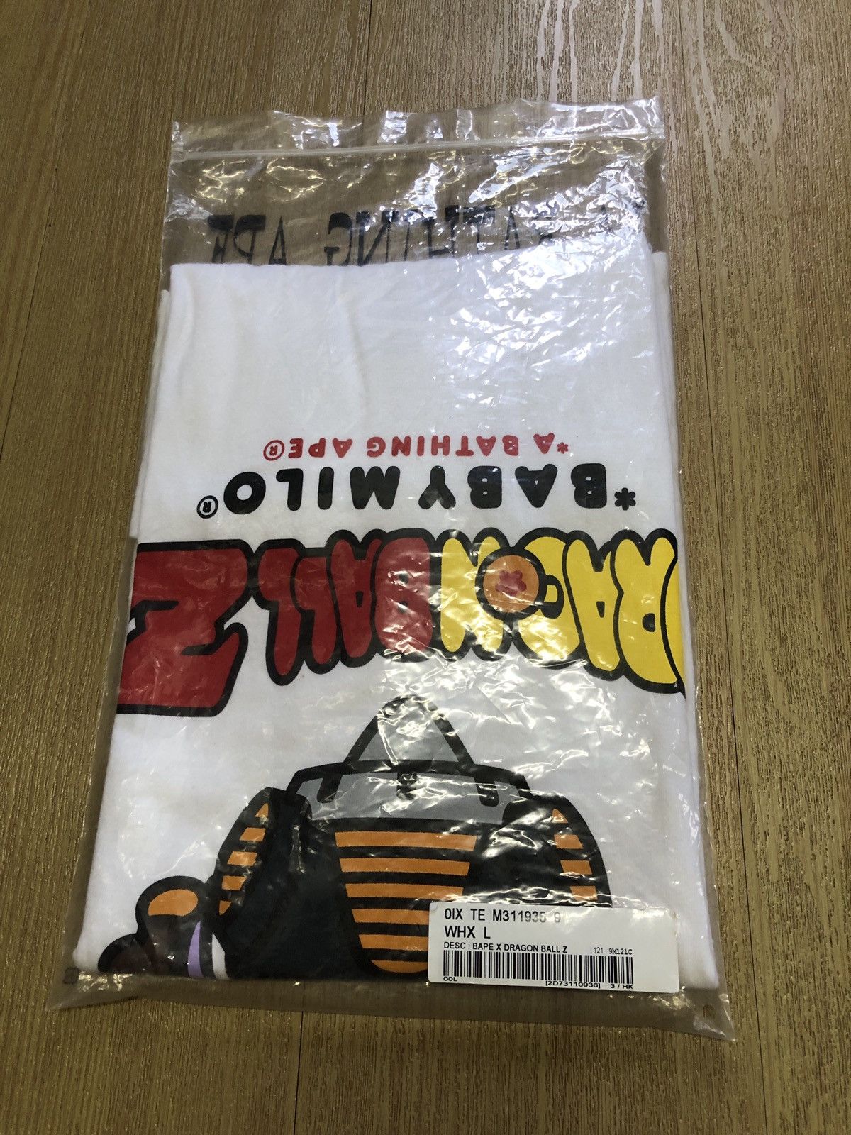 Bape 🔥BAPE Dragon Ball Z Frieza Clinging Baby Milo Tee Size US L / EU 52-54 / 3 - 12 Thumbnail