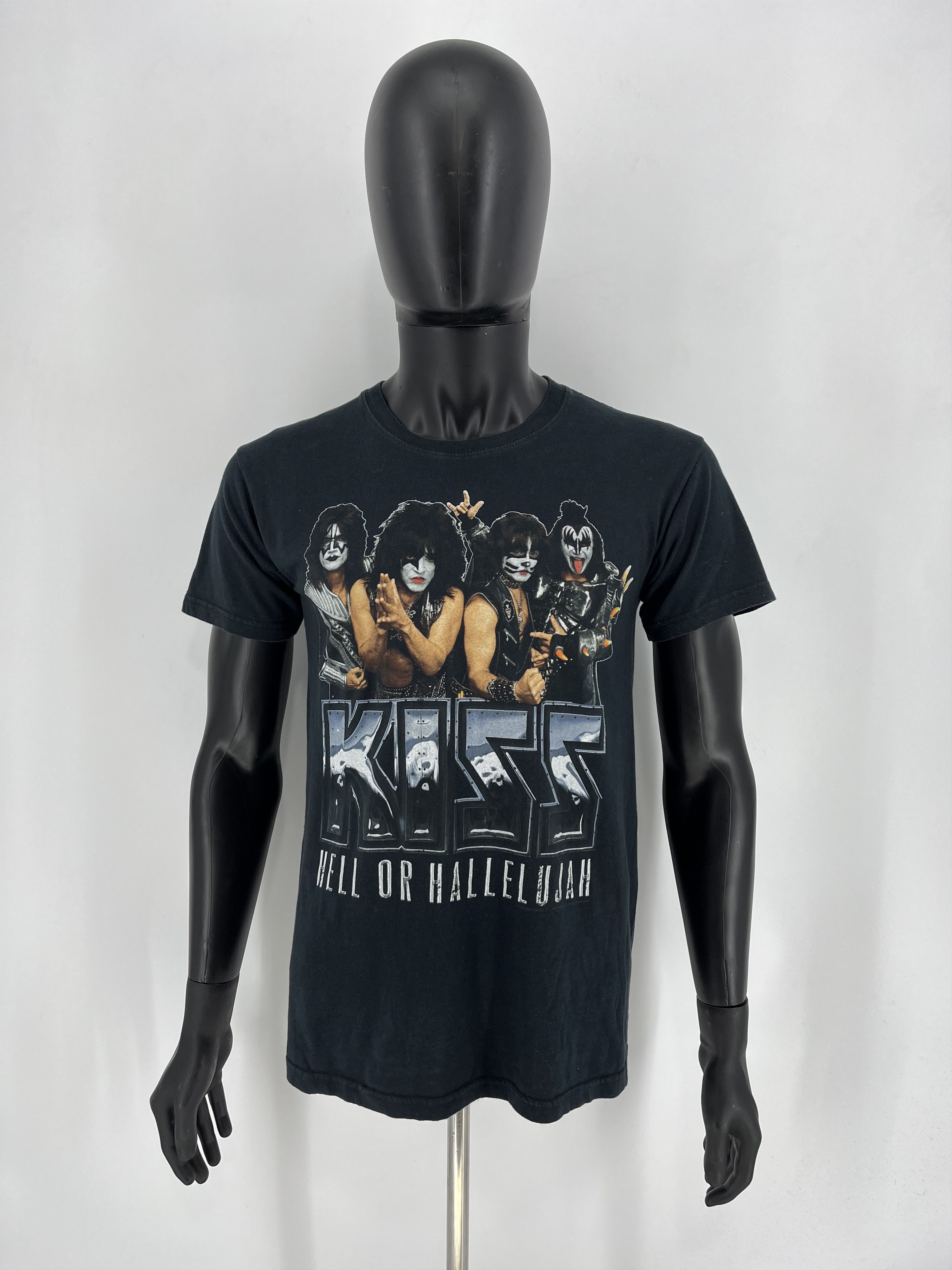 Band Tees × KISS × Vintage Vintage Y2K Kiss Skulls Dead Face Band Rock Streetwear Size US M / EU 48-50 / 2 - 2 Thumbnail