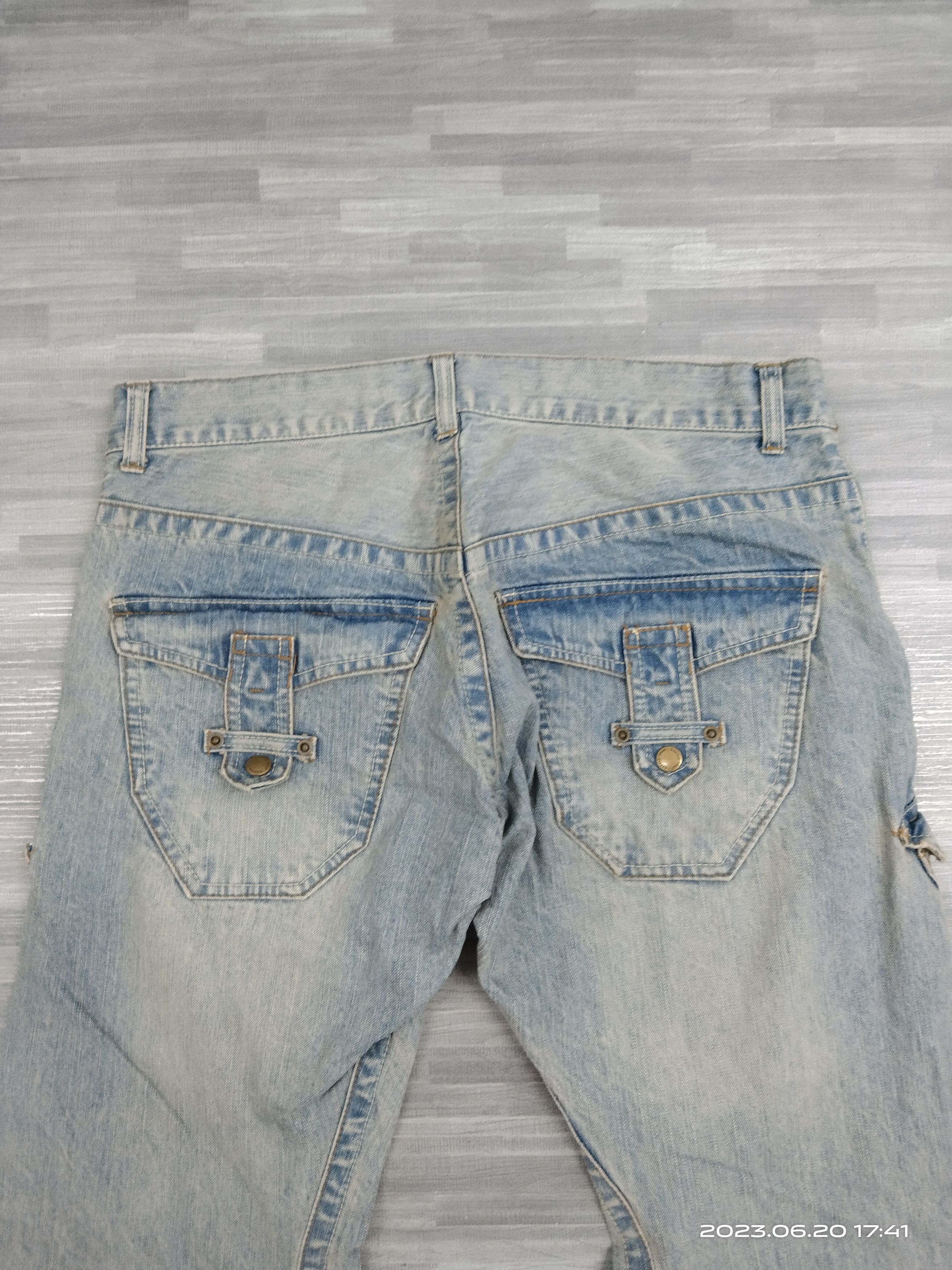 Japanese Brand FLARE TWIST SICK RATTLE TRAP DENIM PANTS Size US 33 - 5 Thumbnail