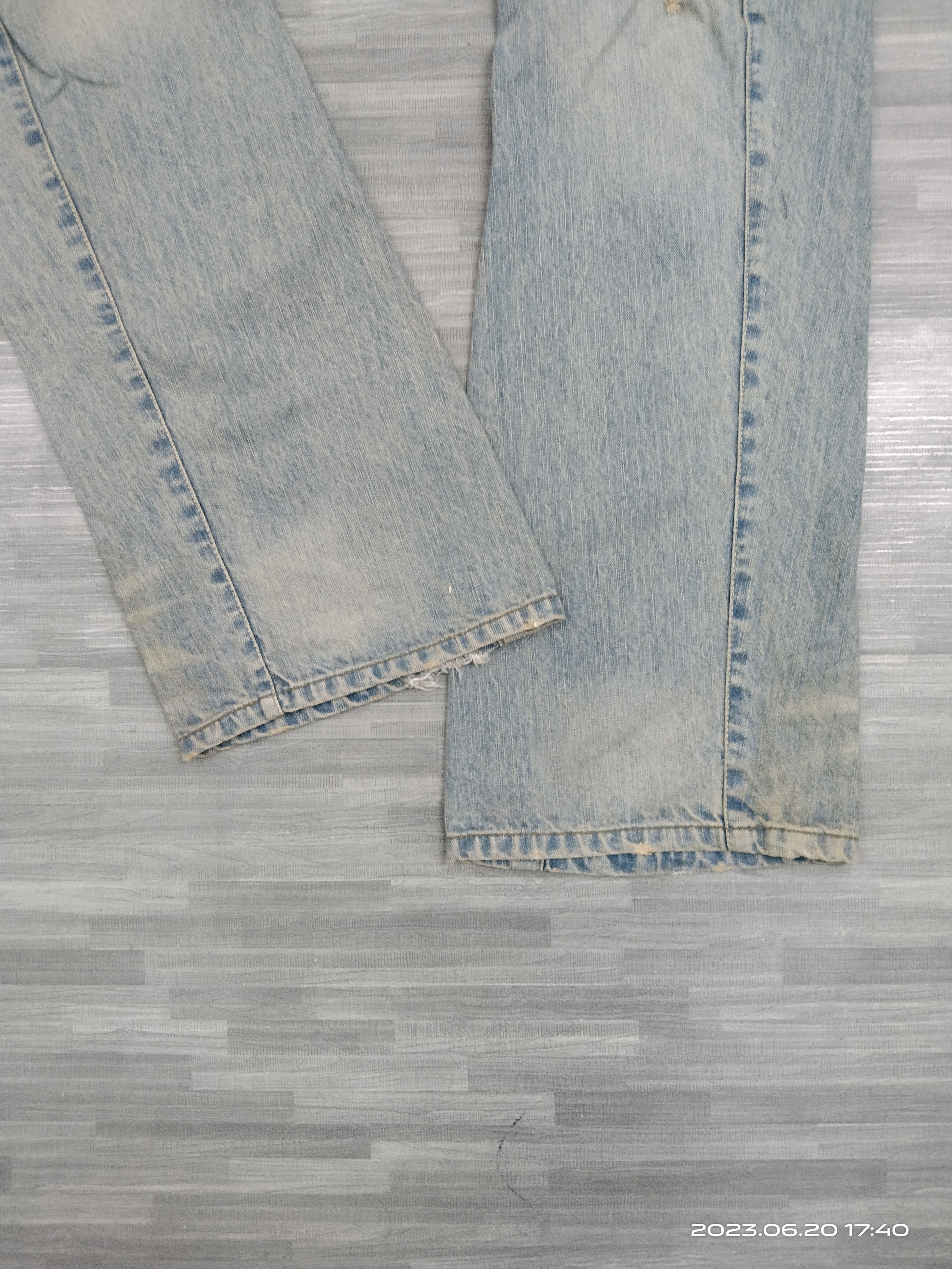 Japanese Brand FLARE TWIST SICK RATTLE TRAP DENIM PANTS Size US 33 - 7 Thumbnail