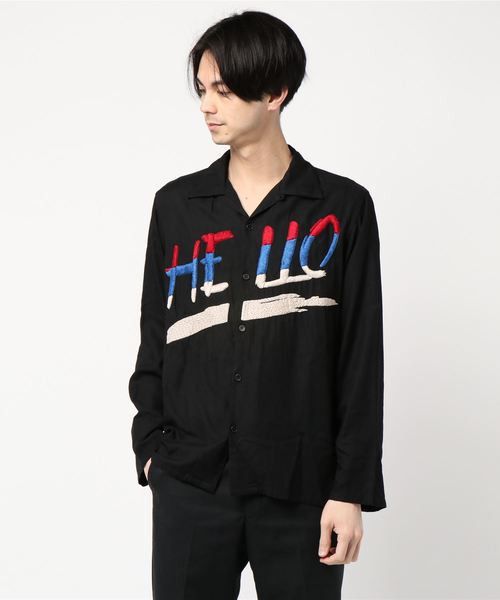 NOMA t.d NOMA t.d 19SS Hello Hand Embroidery Shirt Size US L / EU 52-54 / 3 - 2 Thumbnail