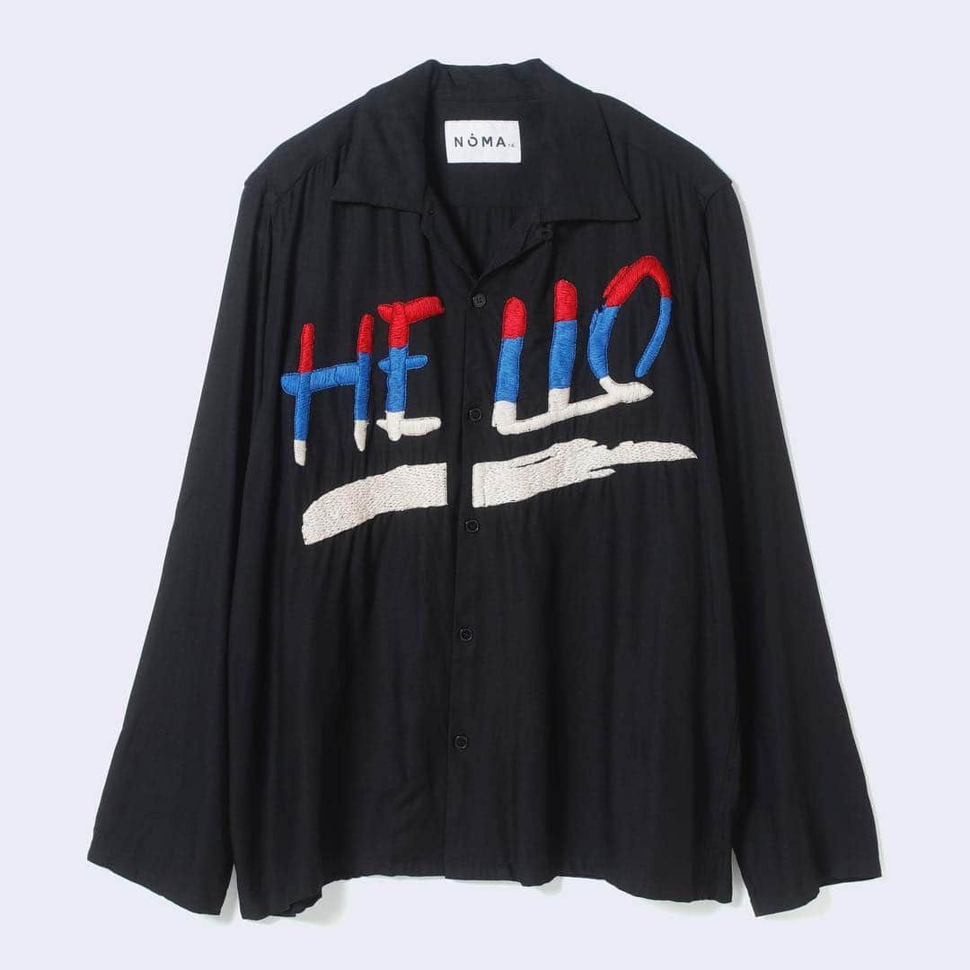 NOMA t.d NOMA t.d 19SS Hello Hand Embroidery Shirt Size US L / EU 52-54 / 3 - 1 Thumbnail