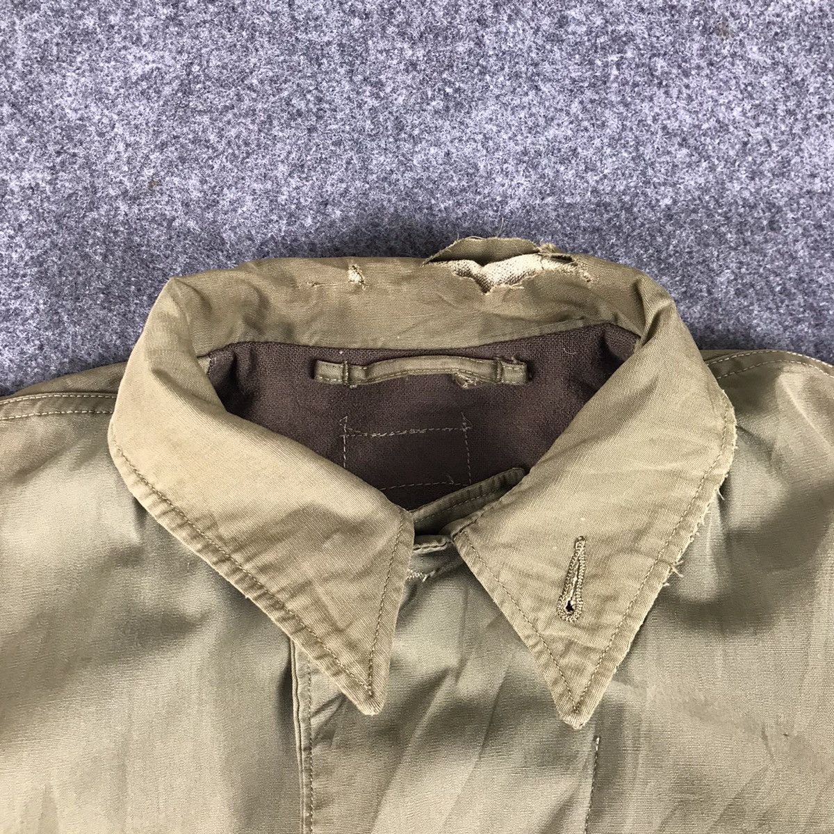 Vintage True Vtg Distressed US Navy Deck Jack N-4 1940s-1950s(WW2) Size US L / EU 52-54 / 3 - 4 Thumbnail