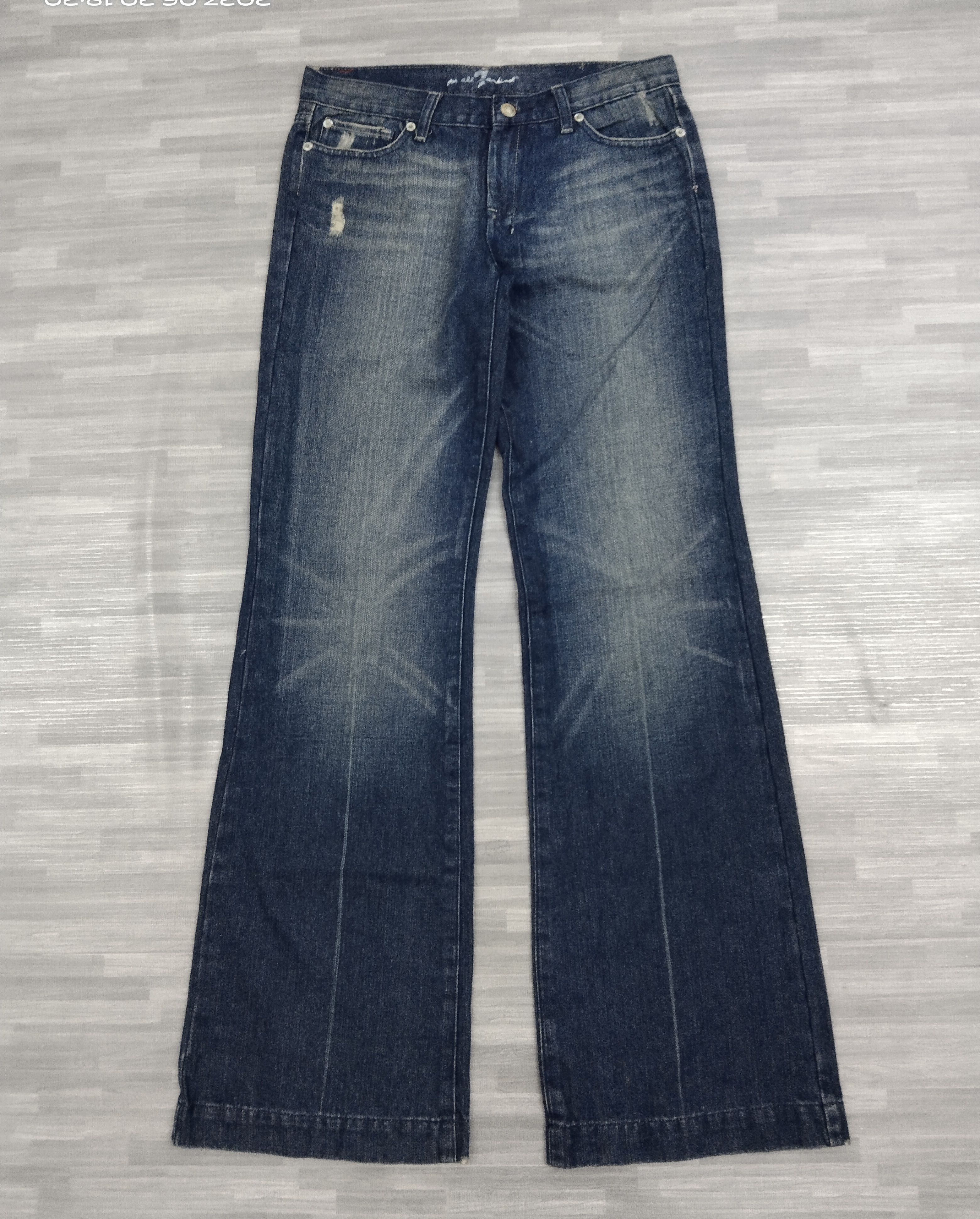 7 For All Mankind FLARE SICK 7 ALL FOR MANKIND DENIM PANTS Size US 29 - 2 Thumbnail