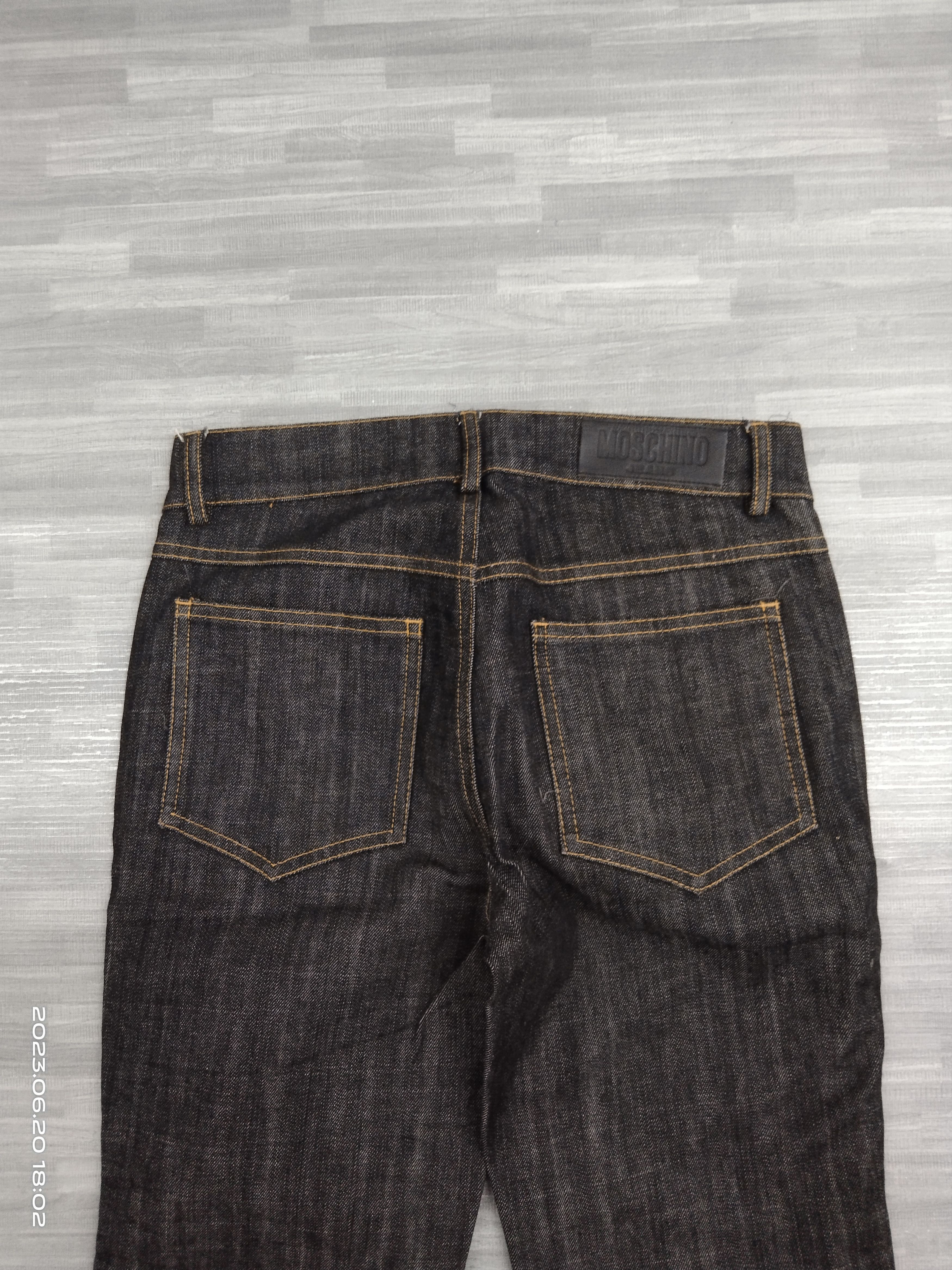 Moschino FLARE MOSCHINO STUDDED DENIM PANTS Size 27" / US 4 / IT 40 - 5 Thumbnail