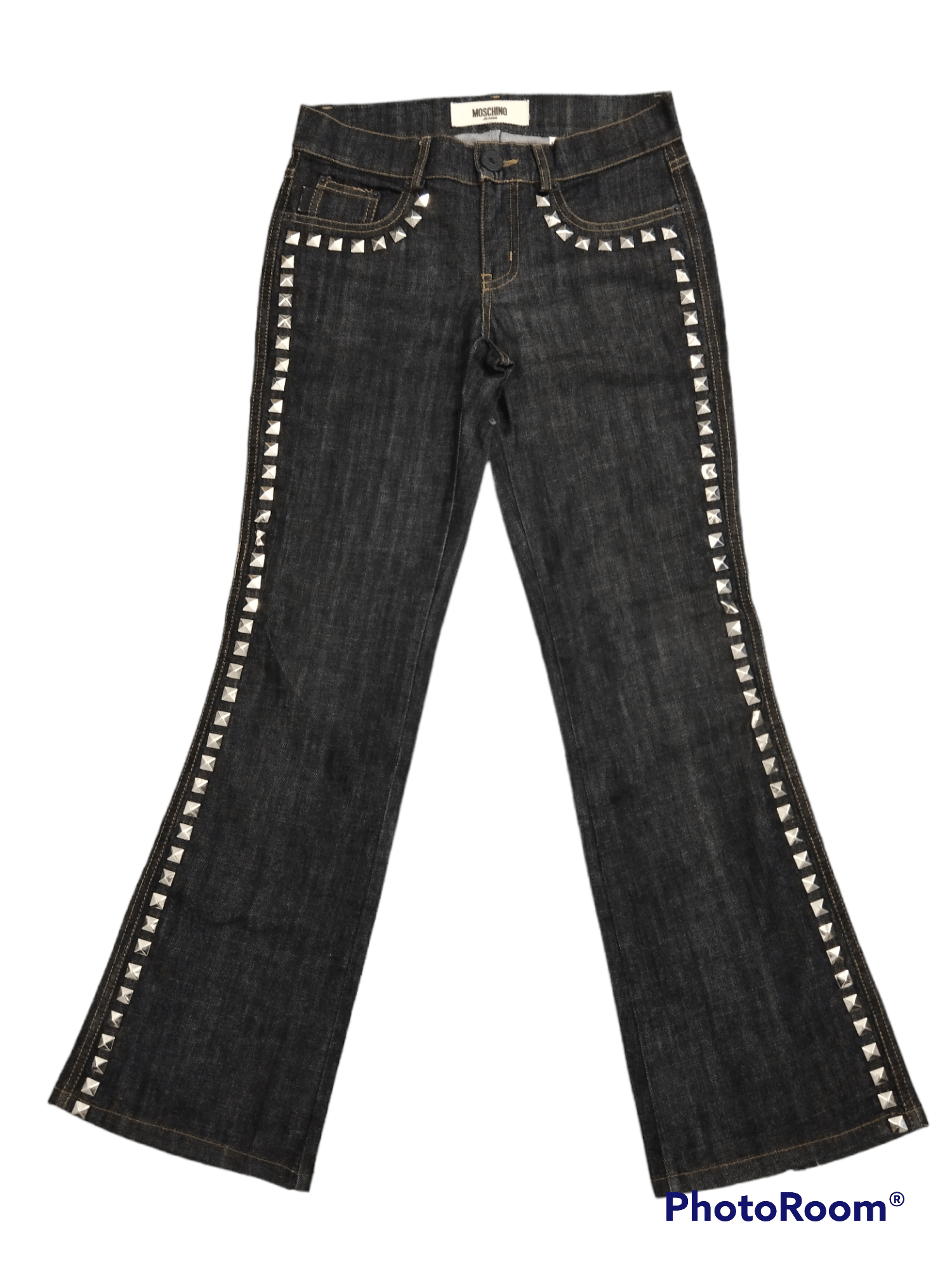 パンツ Moschino All Over Print Denim Pants VTG 90S MOSCHINO JEANS PRINTED ANIME MANGA ALL OVER PANTS