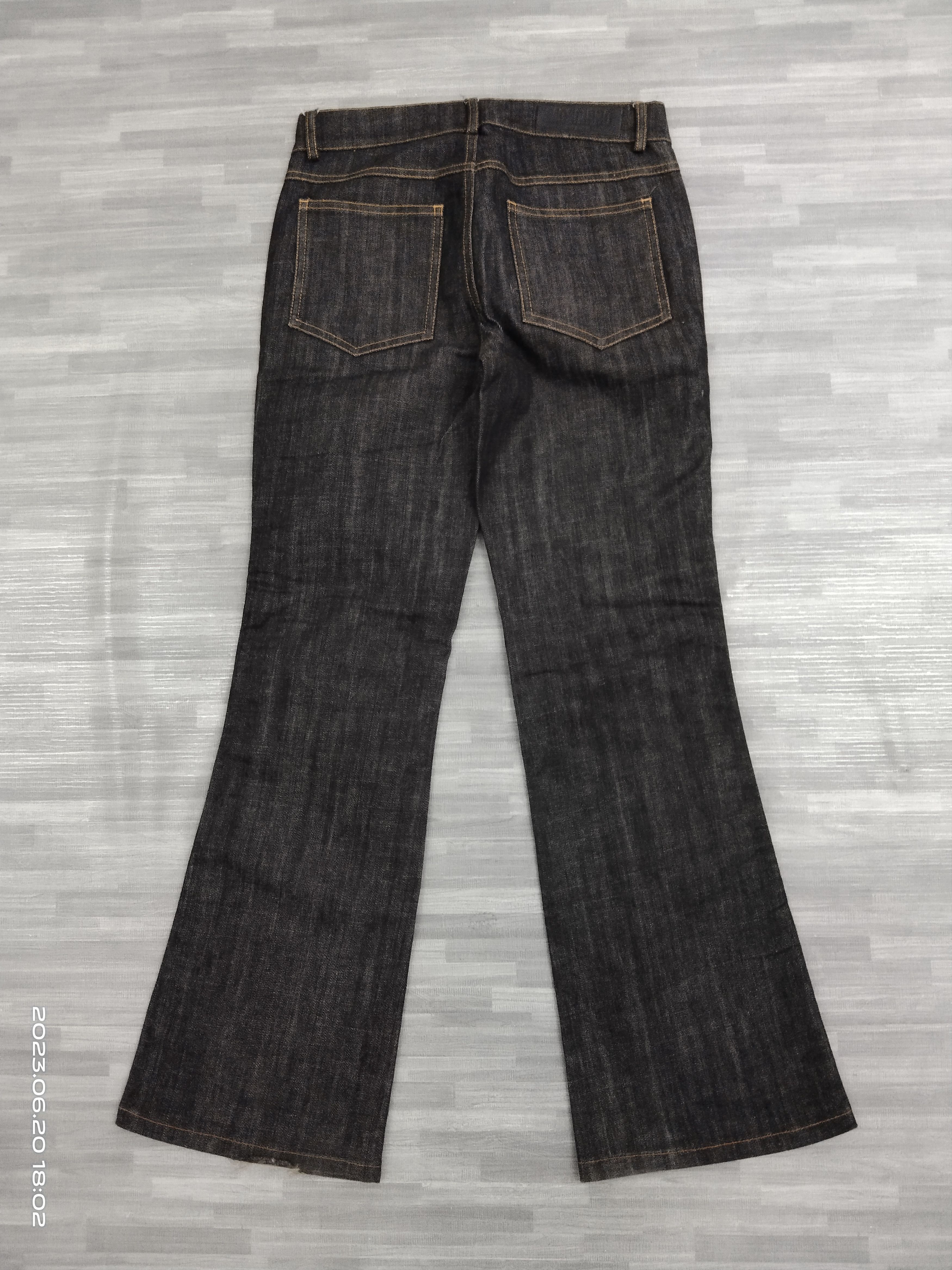 Moschino FLARE MOSCHINO STUDDED DENIM PANTS Size 27" / US 4 / IT 40 - 3 Thumbnail