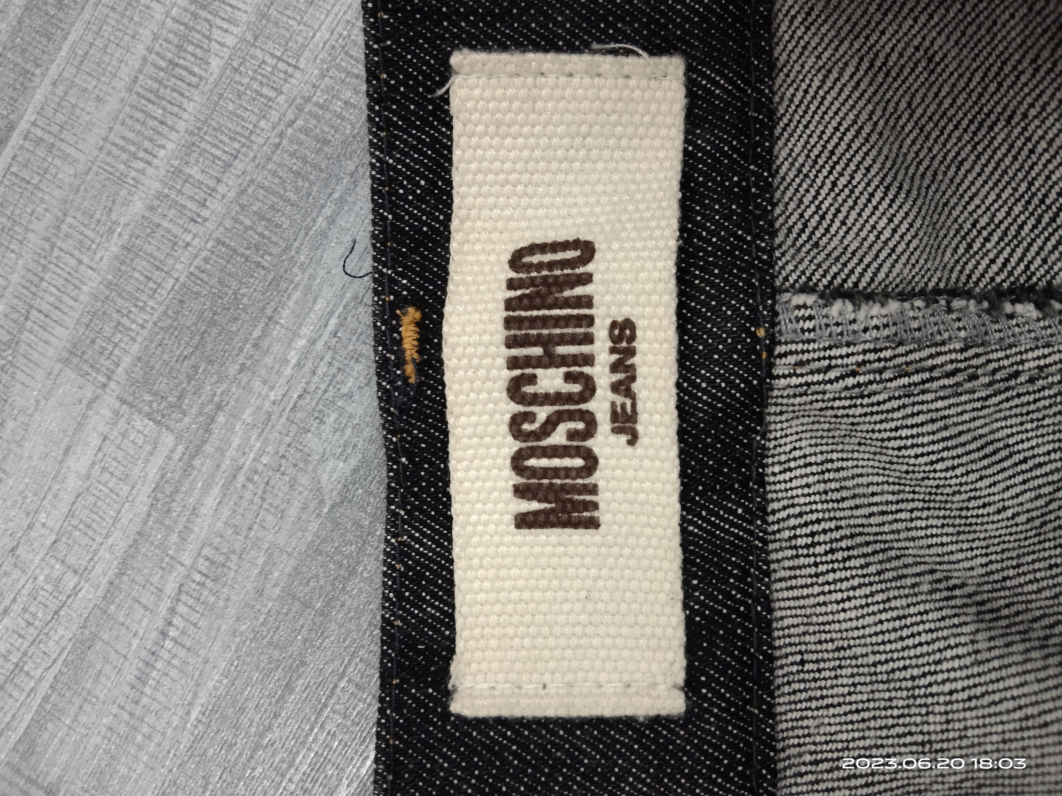 Moschino FLARE MOSCHINO STUDDED DENIM PANTS Size 27" / US 4 / IT 40 - 10 Thumbnail