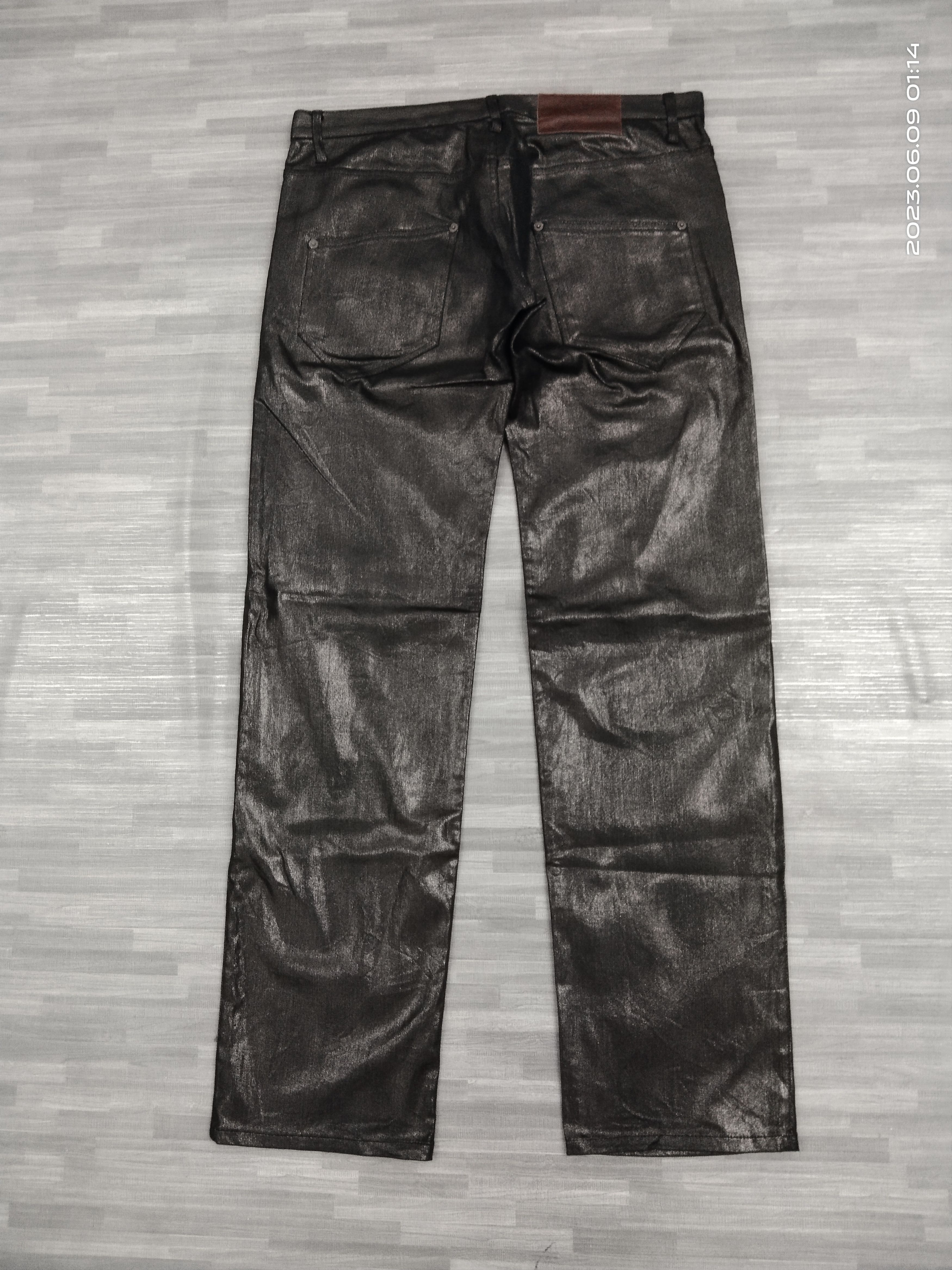 Other BLACK COATED DUENDED MADE IN JAPAN PANTS Size US 32 / EU 48 - 3 Thumbnail