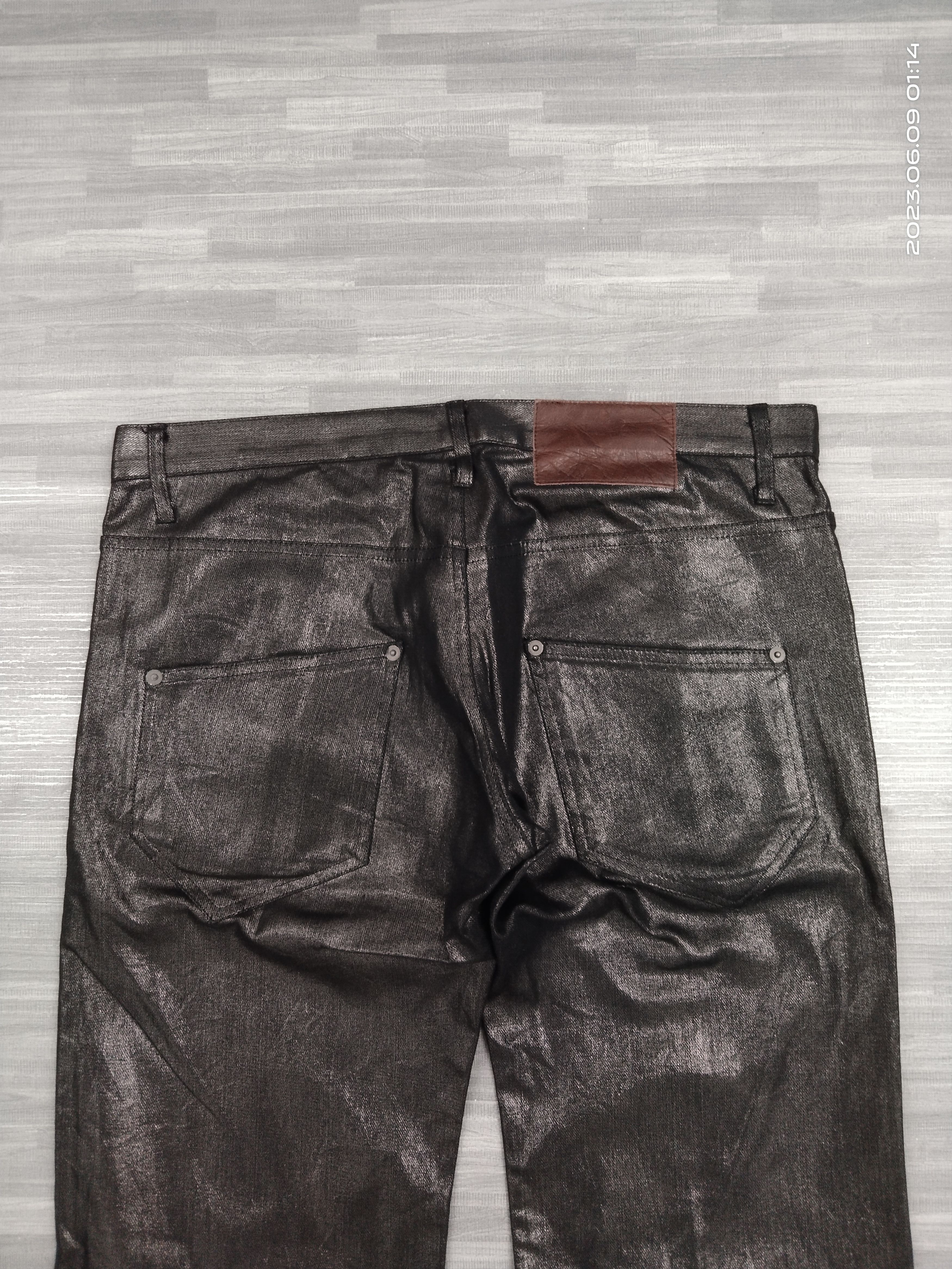 Other BLACK COATED DUENDED MADE IN JAPAN PANTS Size US 32 / EU 48 - 5 Thumbnail