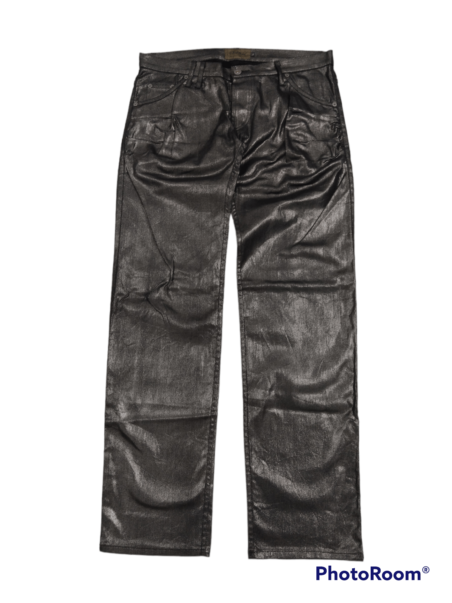 Other BLACK COATED DUENDED MADE IN JAPAN PANTS Size US 32 / EU 48 - 1 Thumbnail