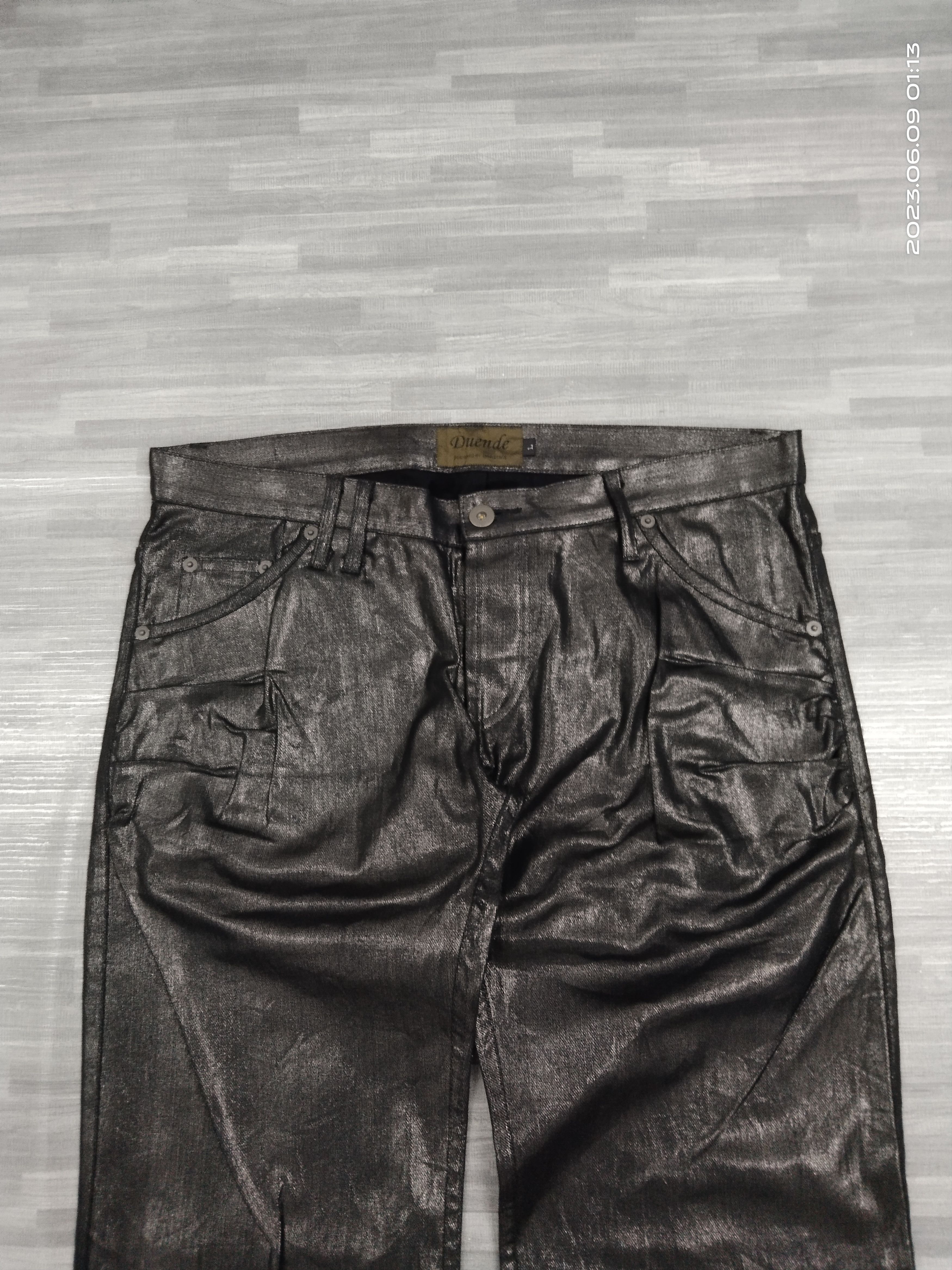Other BLACK COATED DUENDED MADE IN JAPAN PANTS Size US 32 / EU 48 - 4 Thumbnail