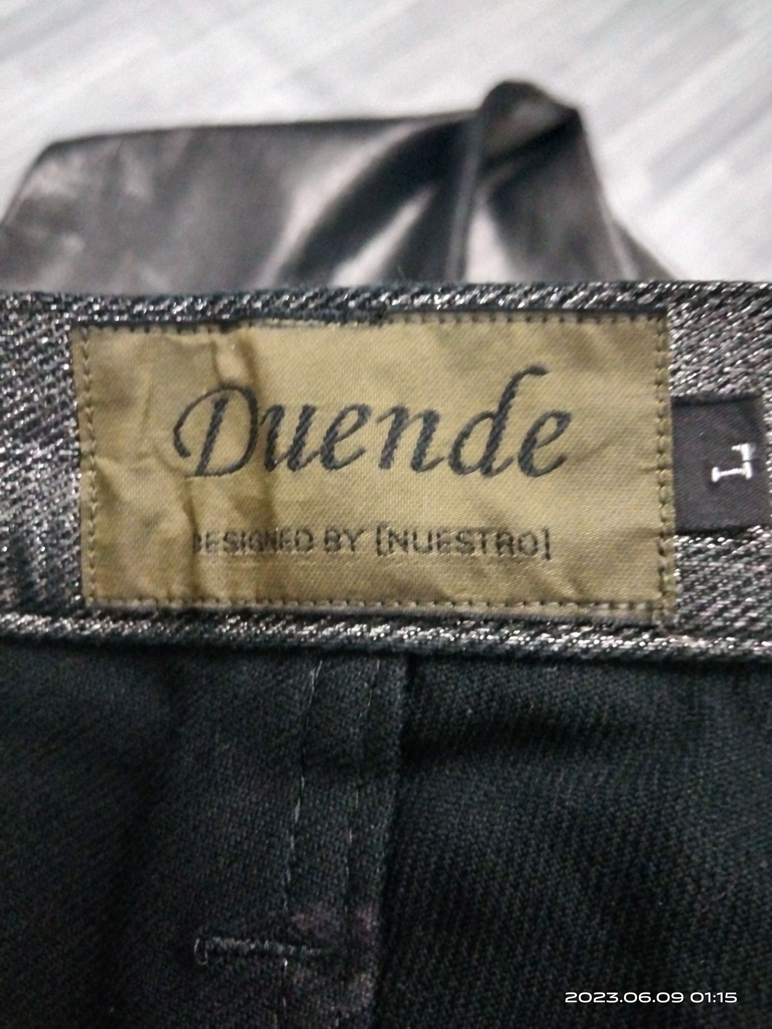 Other BLACK COATED DUENDED MADE IN JAPAN PANTS Size US 32 / EU 48 - 8 Thumbnail