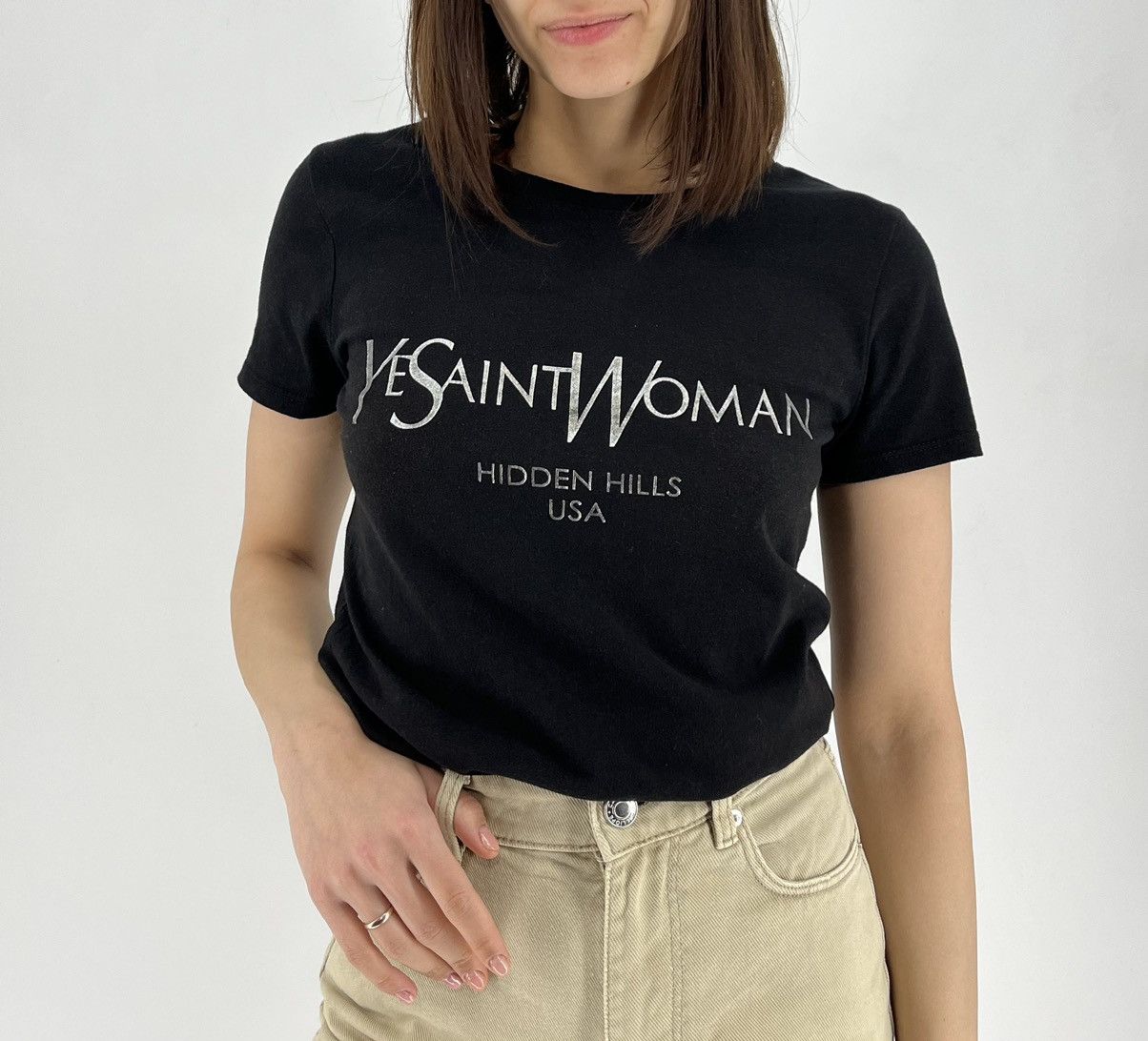 Rap Tees Vintage Y2K YeSaintWoman Hype Tee YE Faded Logo Kanyewest Size M / US 6-8 / IT 42-44 - 3 Thumbnail