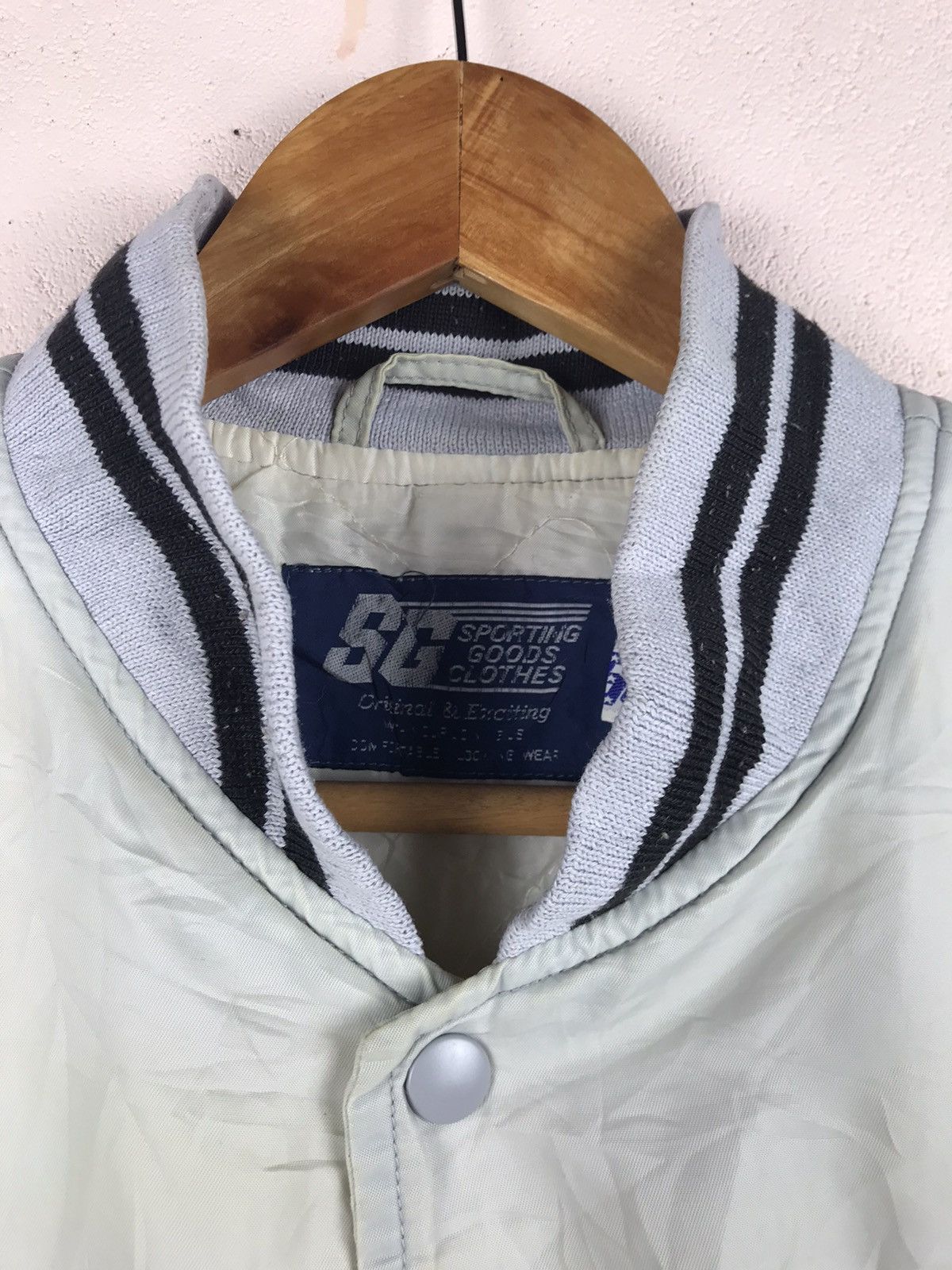 MLB × NFL Vintage Seattle Bomber Jacket spell out Design Size US L / EU 52-54 / 3 - 3 Thumbnail