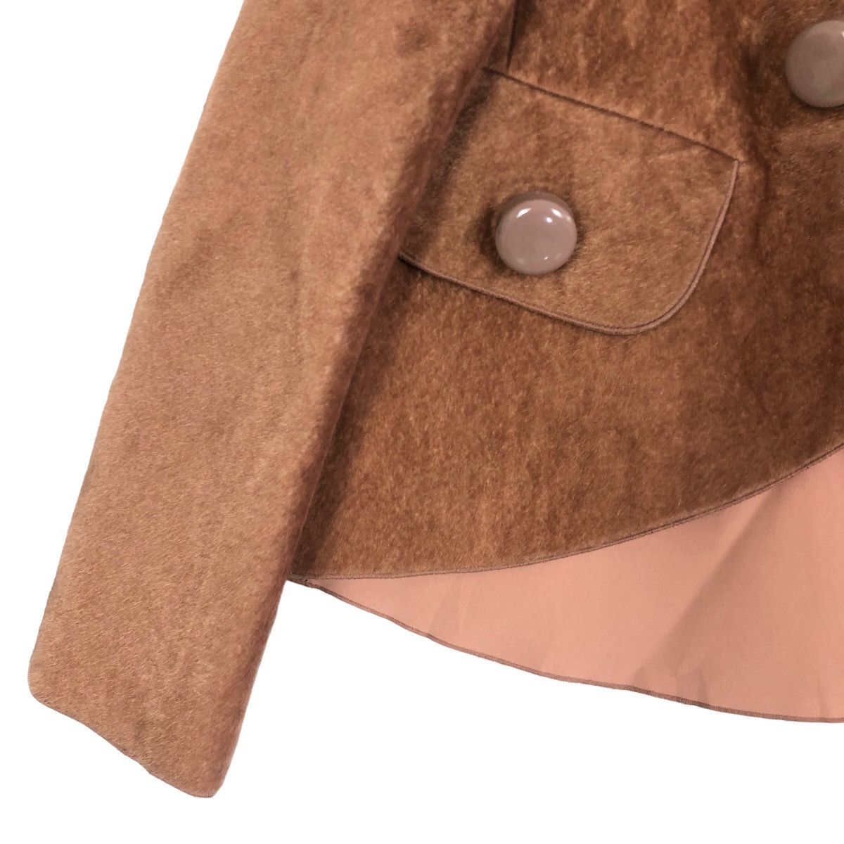Louis Vuitton Louis Vuitton Dusty Rose Double Breasted Faux Fur Jacket Size XS / US 0-2 / IT 36-38 - 4 Thumbnail