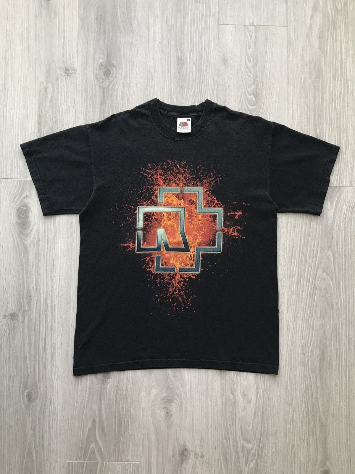 Band Tees × Vintage Vintage Rammstein 2000’s “Hier Kommt Die Sonne” Tee Size US L / EU 52-54 / 3 - 1 Thumbnail