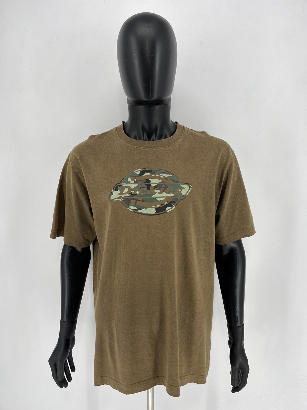 Dickies × Vintage Vintage 90s Dickies Camo Big Logo Tee street Style Size US XL / EU 56 / 4 - 2 Thumbnail