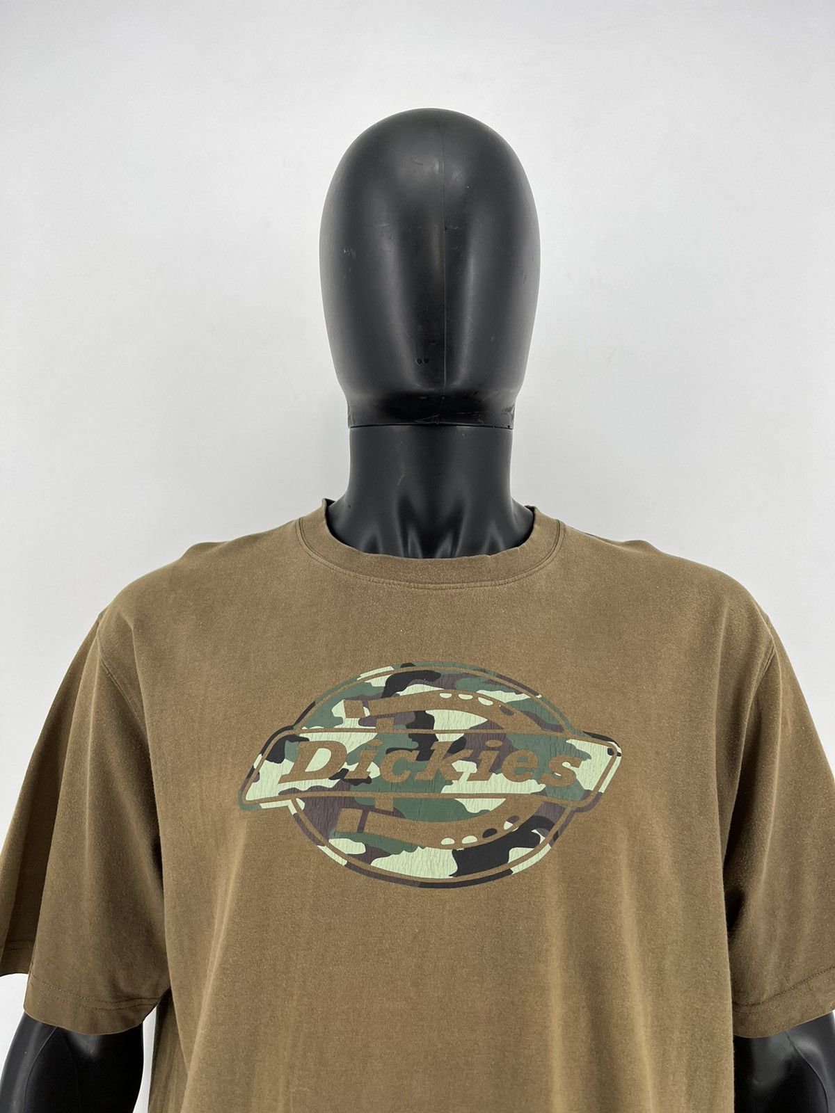 Dickies × Vintage Vintage 90s Dickies Camo Big Logo Tee street Style Size US XL / EU 56 / 4 - 5 Thumbnail